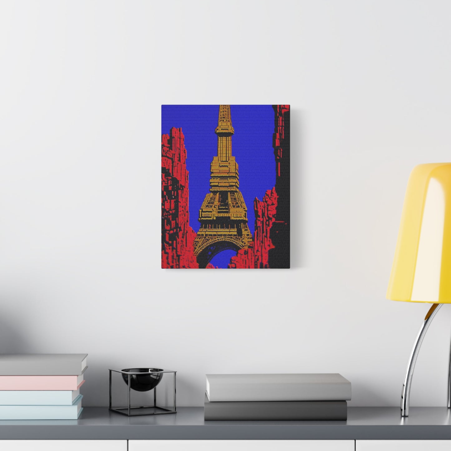 Retro Fantasy Canvas Art - A dreem of the Eiffel Tower 🗼