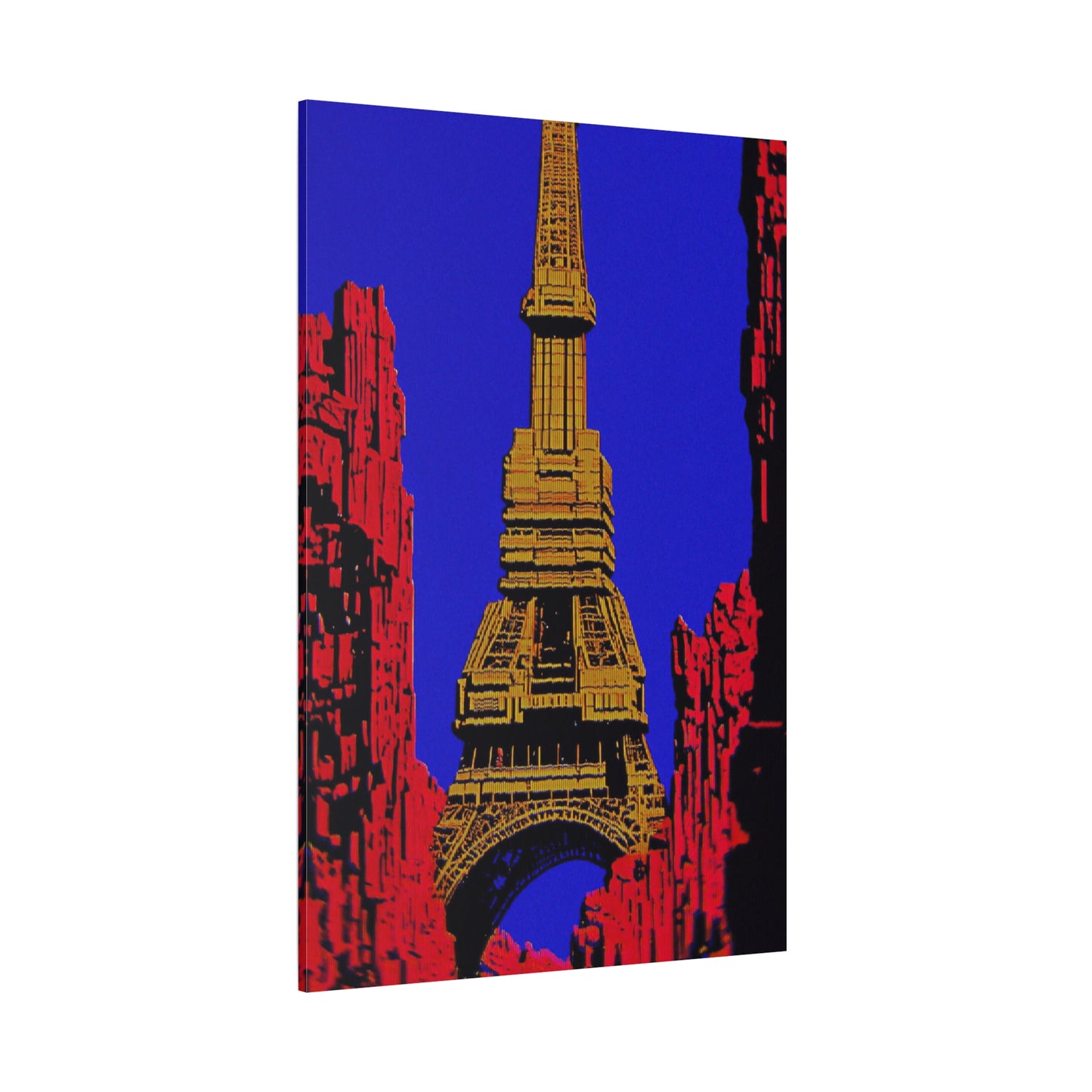 Retro Fantasy Canvas Art - A dreem of the Eiffel Tower 🗼