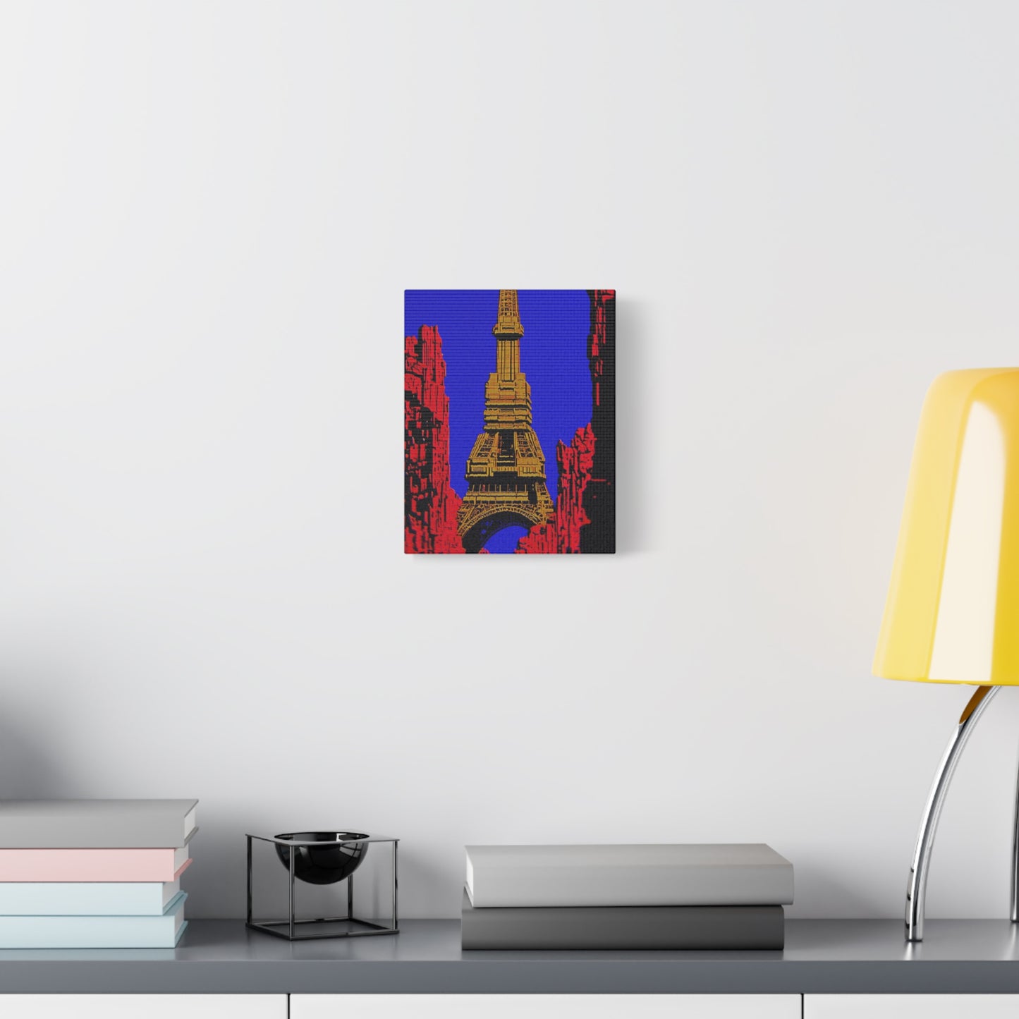 Retro Fantasy Canvas Art - A dreem of the Eiffel Tower 🗼