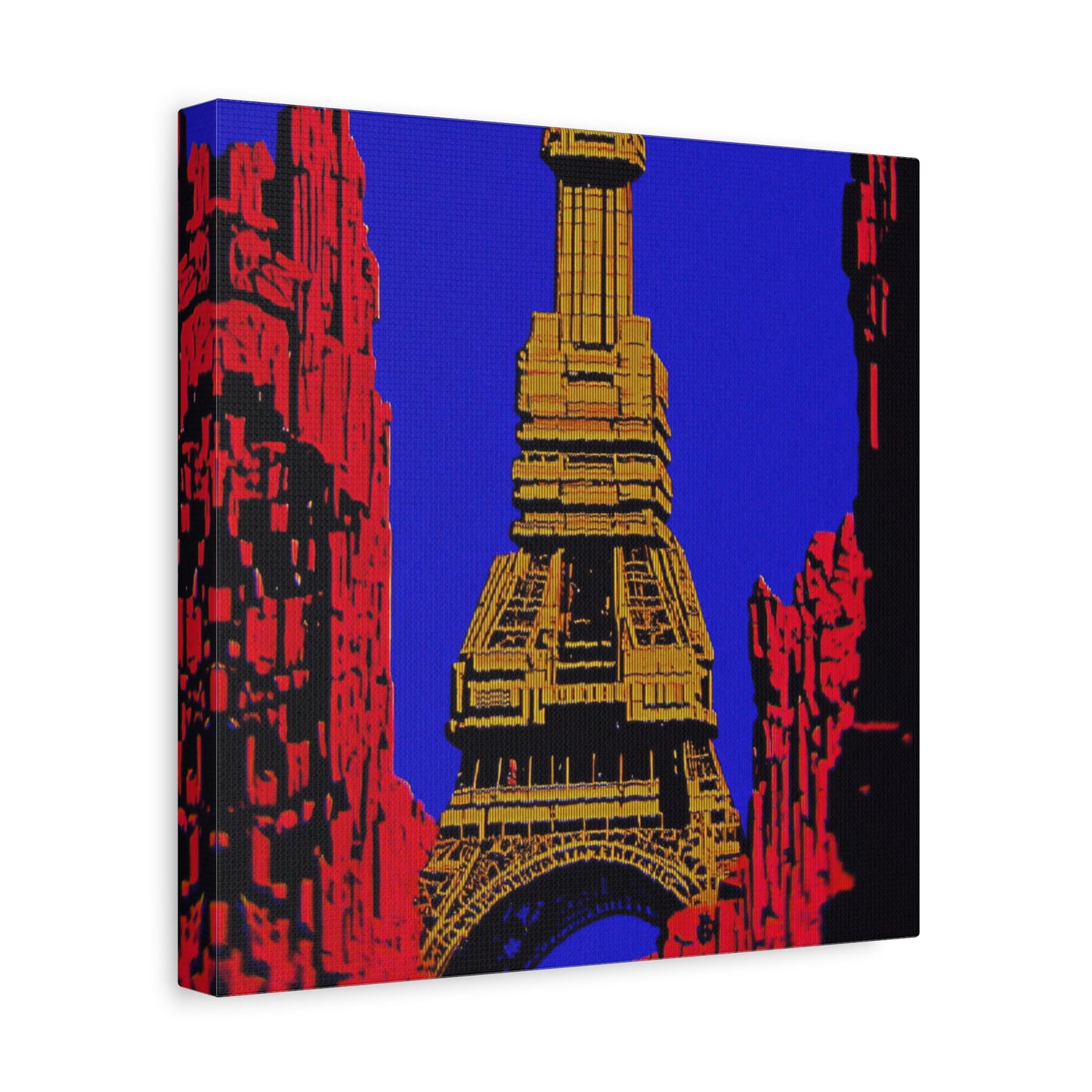 Retro Fantasy Canvas Art - A dreem of the Eiffel Tower 🗼