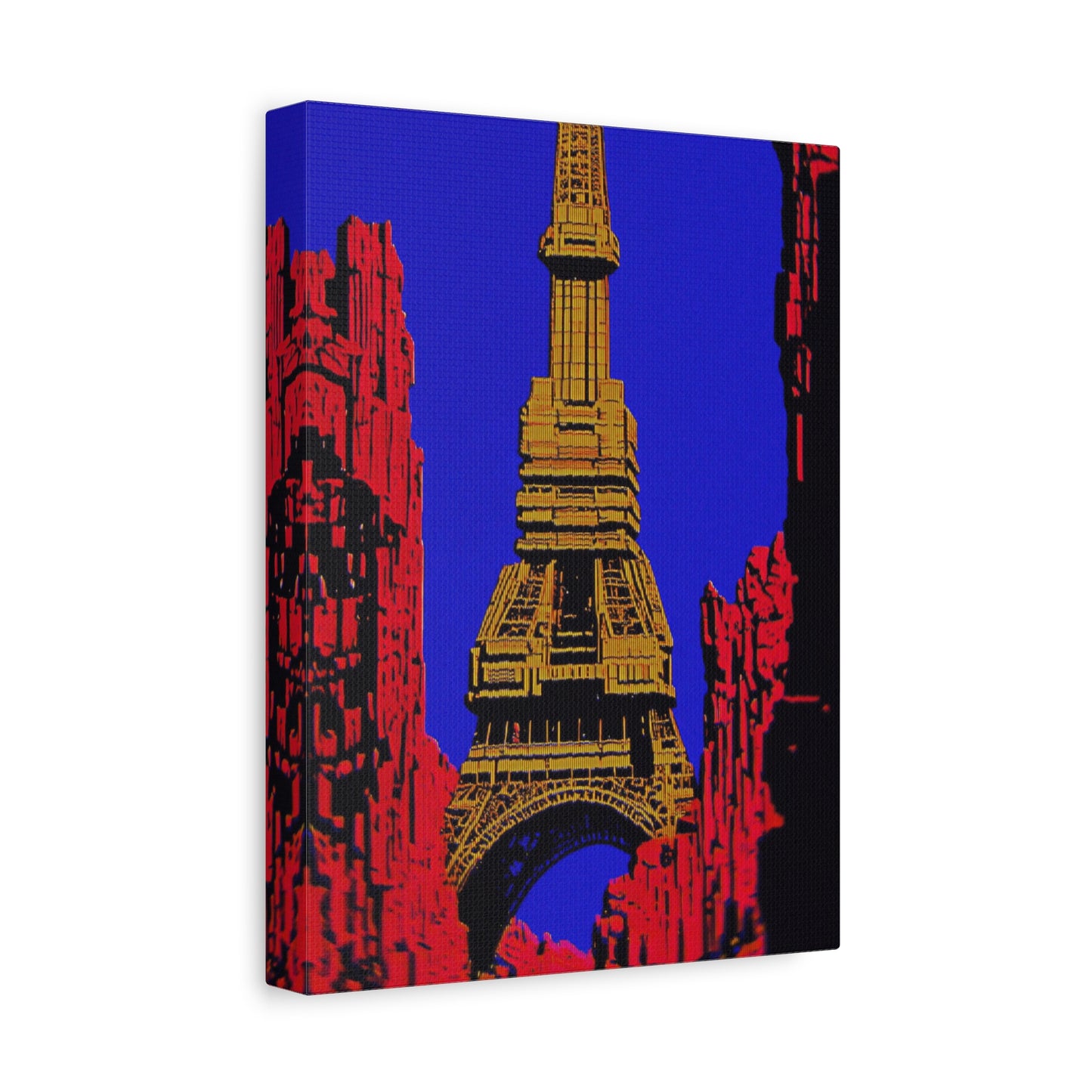 Retro Fantasy Canvas Art - A dreem of the Eiffel Tower 🗼