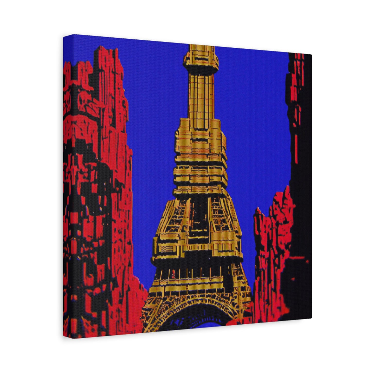 Retro Fantasy Canvas Art - A dreem of the Eiffel Tower 🗼