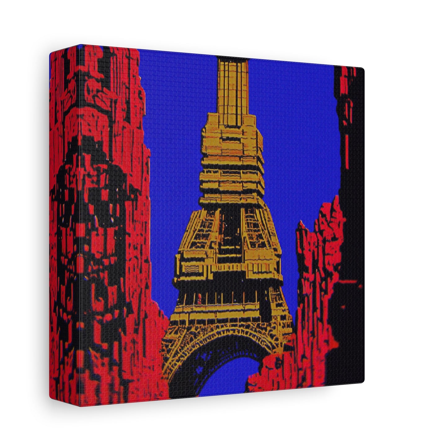 Retro Fantasy Canvas Art - A dreem of the Eiffel Tower 🗼