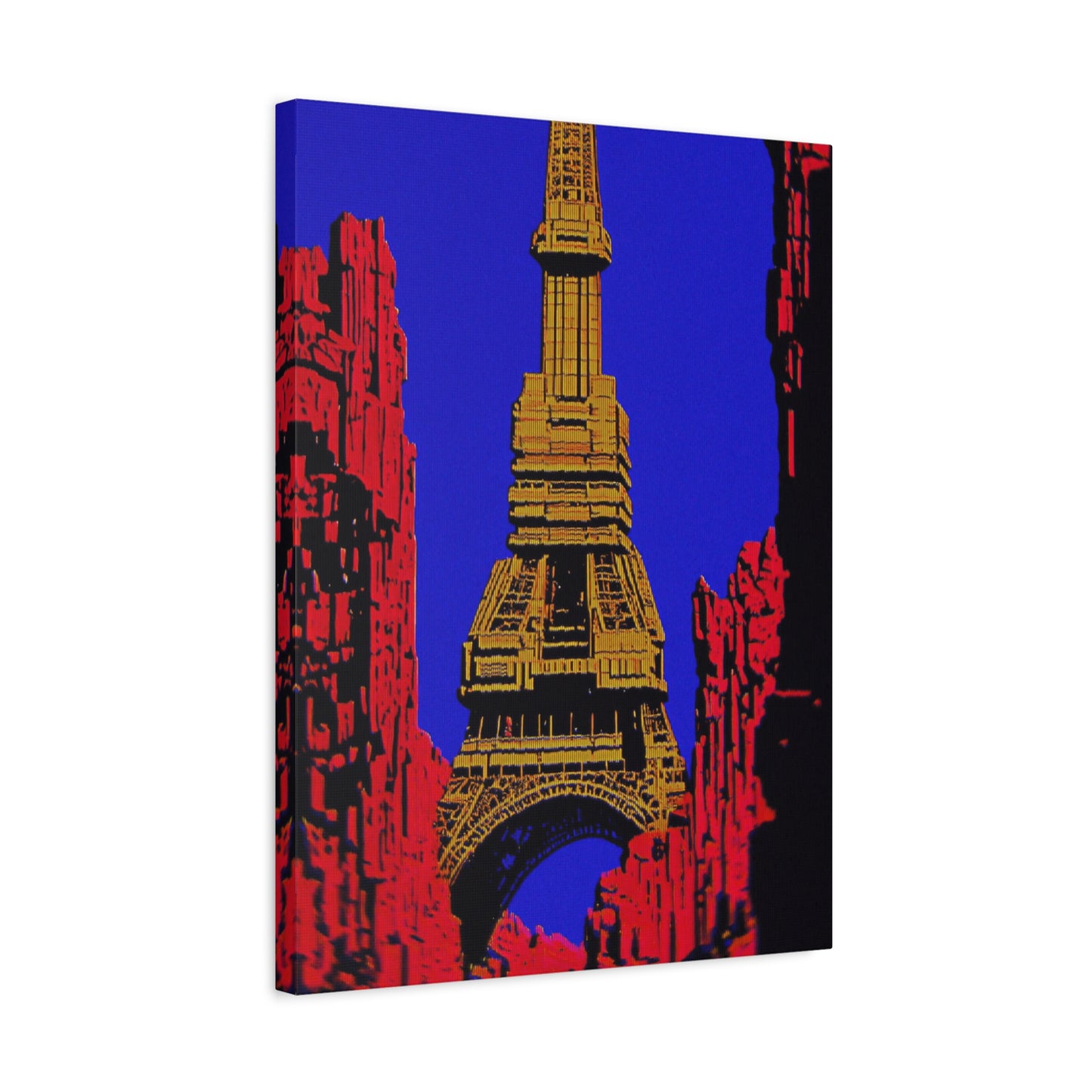 Retro Fantasy Canvas Art - A dreem of the Eiffel Tower 🗼