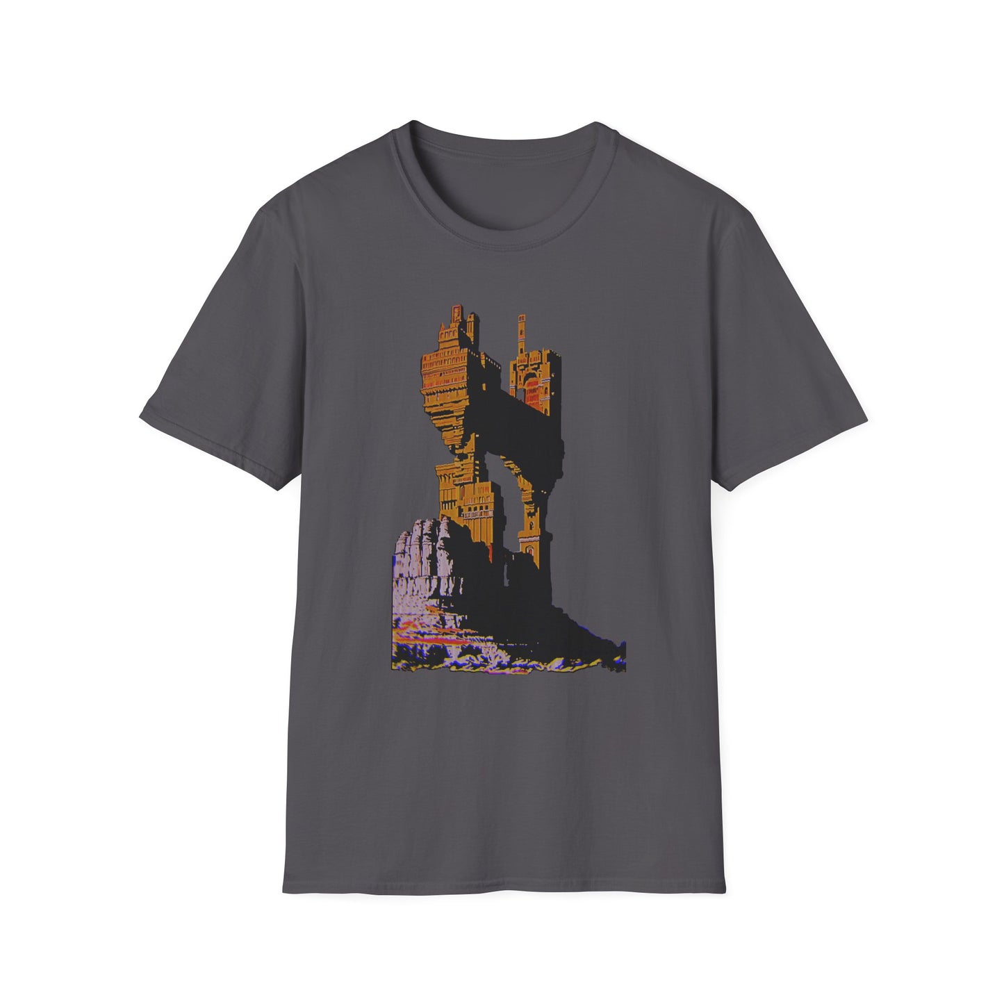 Retro Fantasy Unisex T Shirt - A dreem of a space castle 🏰