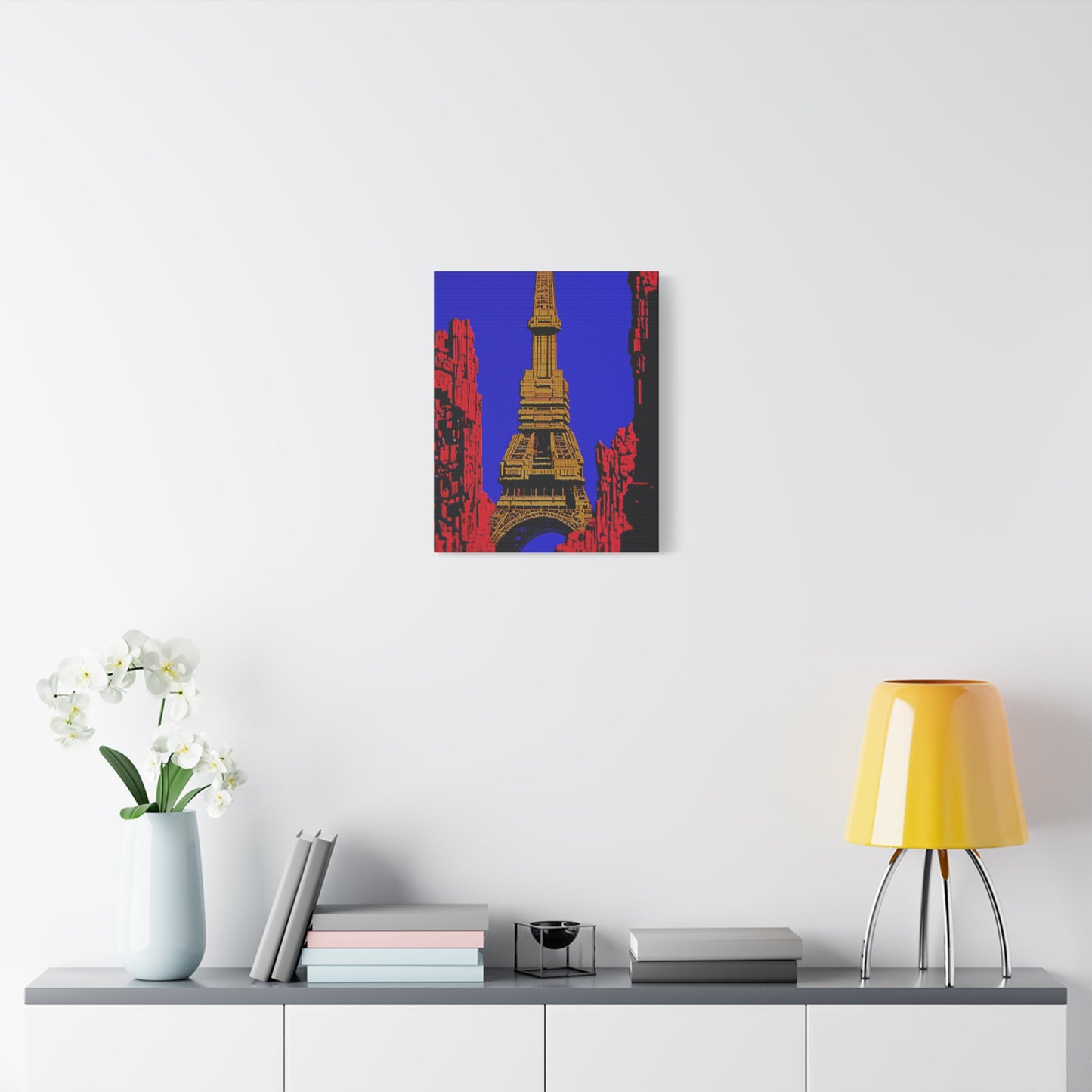 Retro Fantasy Canvas Art - A dreem of the Eiffel Tower 🗼