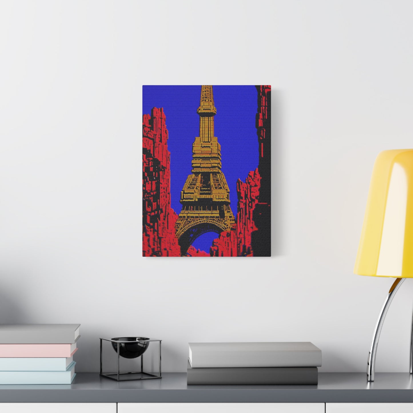 Retro Fantasy Canvas Art - A dreem of the Eiffel Tower 🗼