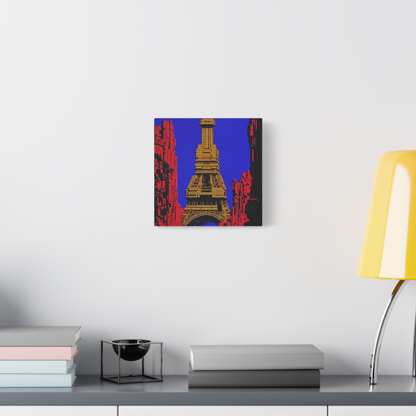 Retro Fantasy Canvas Art - A dreem of the Eiffel Tower 🗼