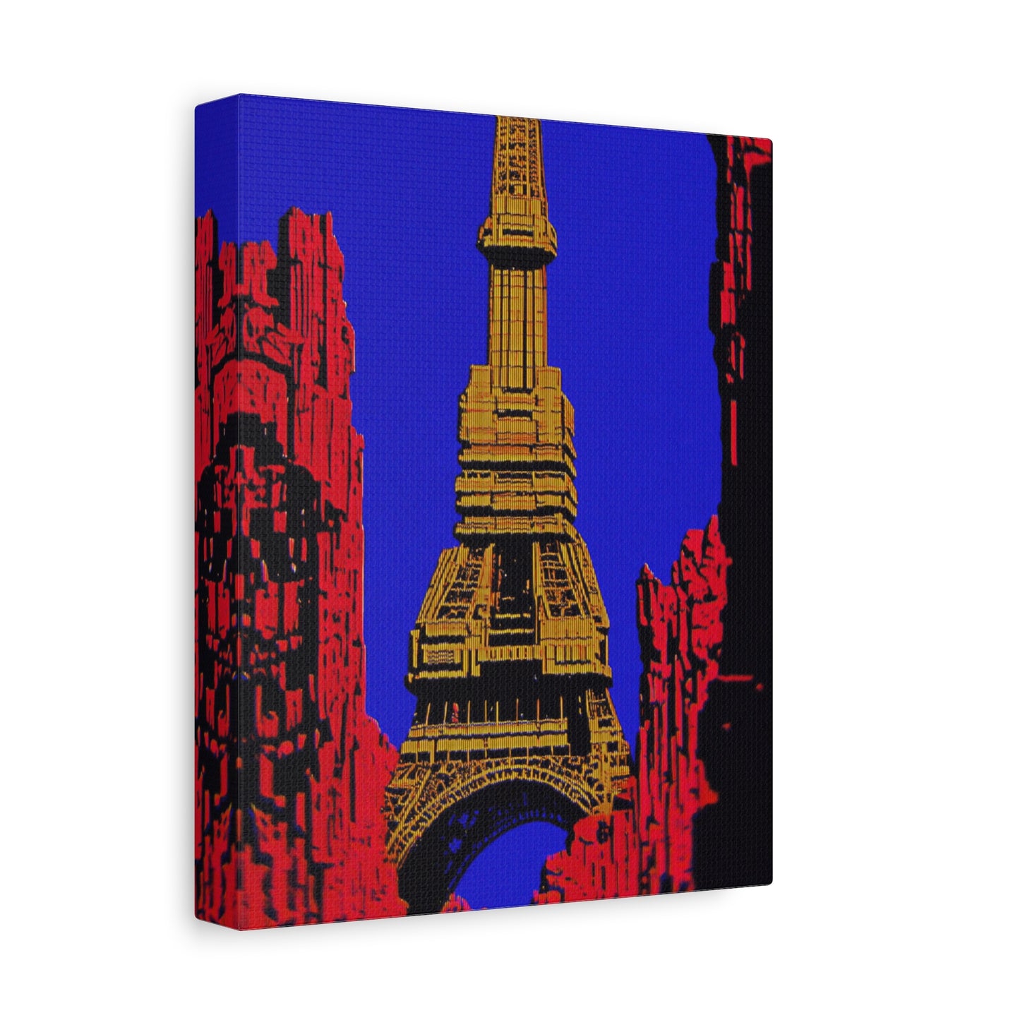 Retro Fantasy Canvas Art - A dreem of the Eiffel Tower 🗼