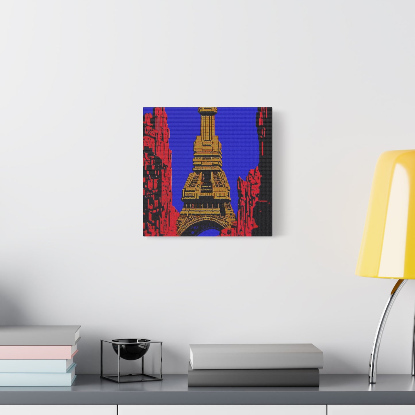 Retro Fantasy Canvas Art - A dreem of the Eiffel Tower 🗼