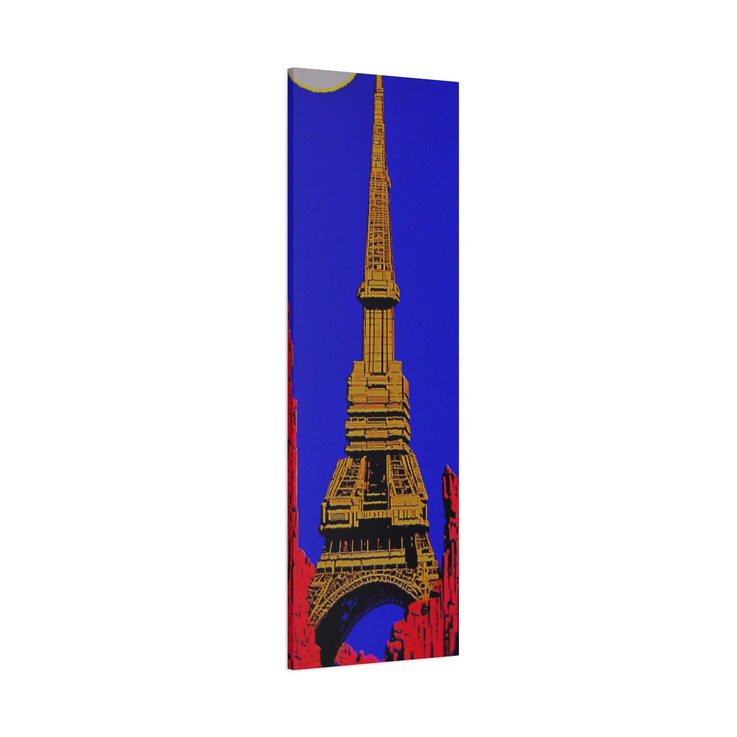 Retro Fantasy Canvas Art - A dreem of the Eiffel Tower 🗼