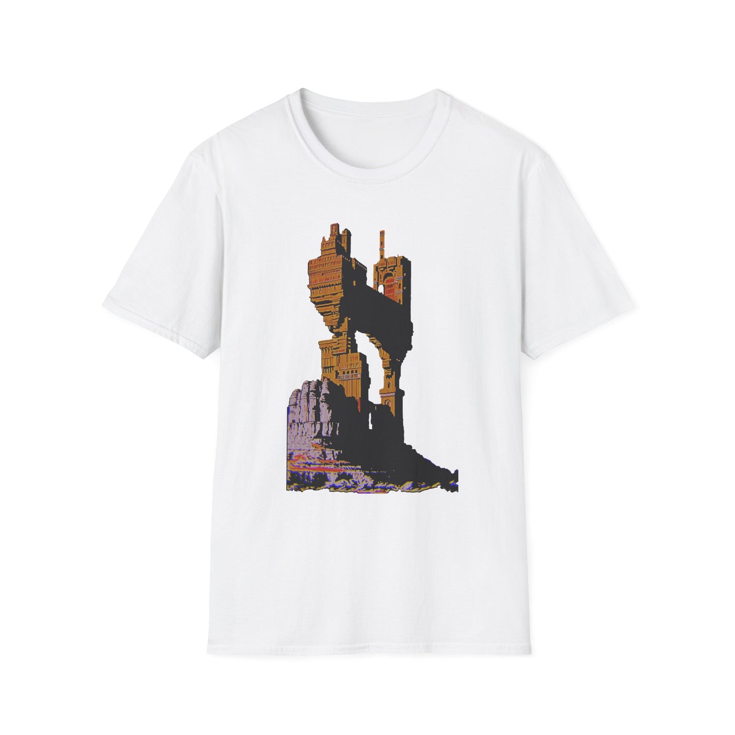 Retro Fantasy Unisex T Shirt - A dreem of a space castle 🏰