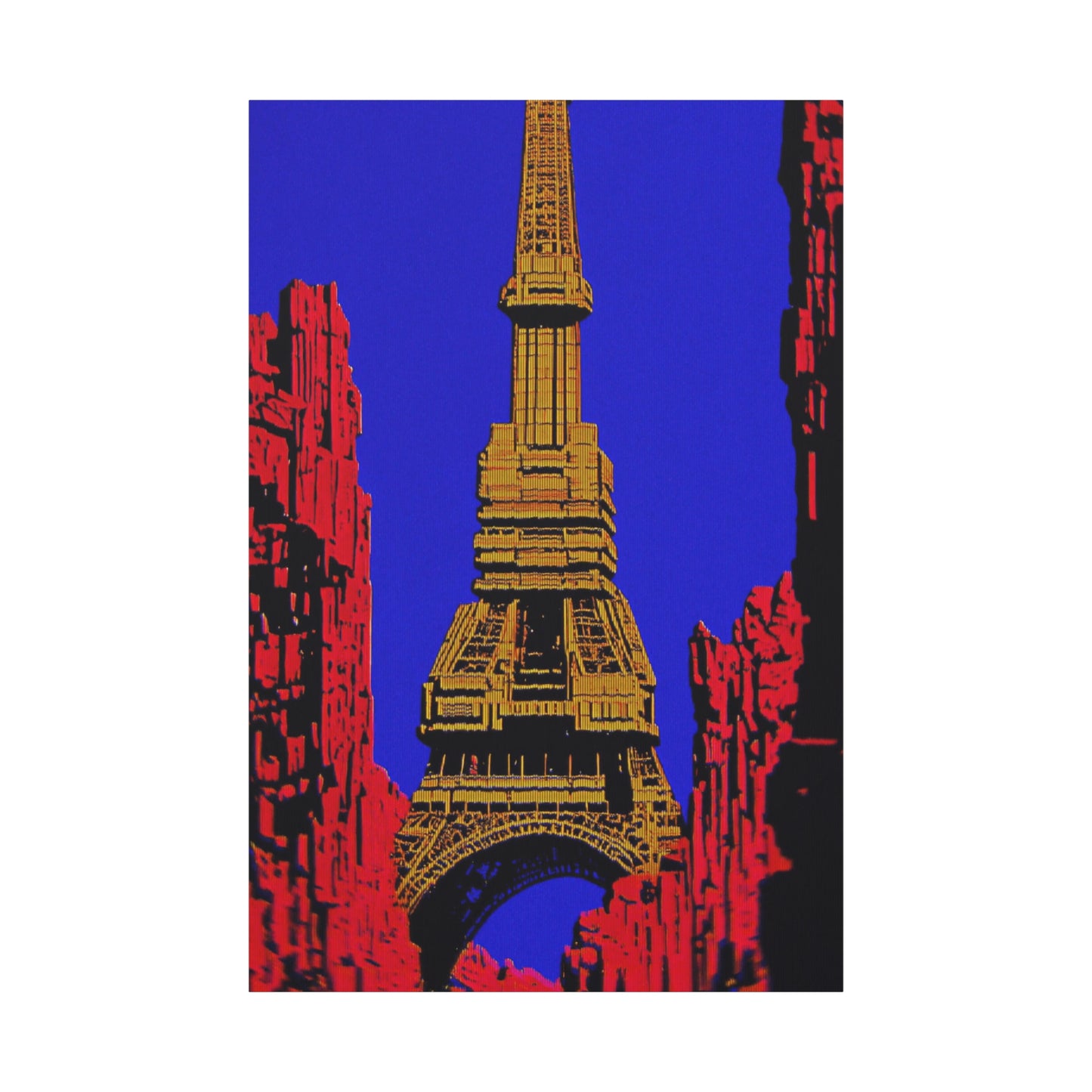 Retro Fantasy Canvas Art - A dreem of the Eiffel Tower 🗼