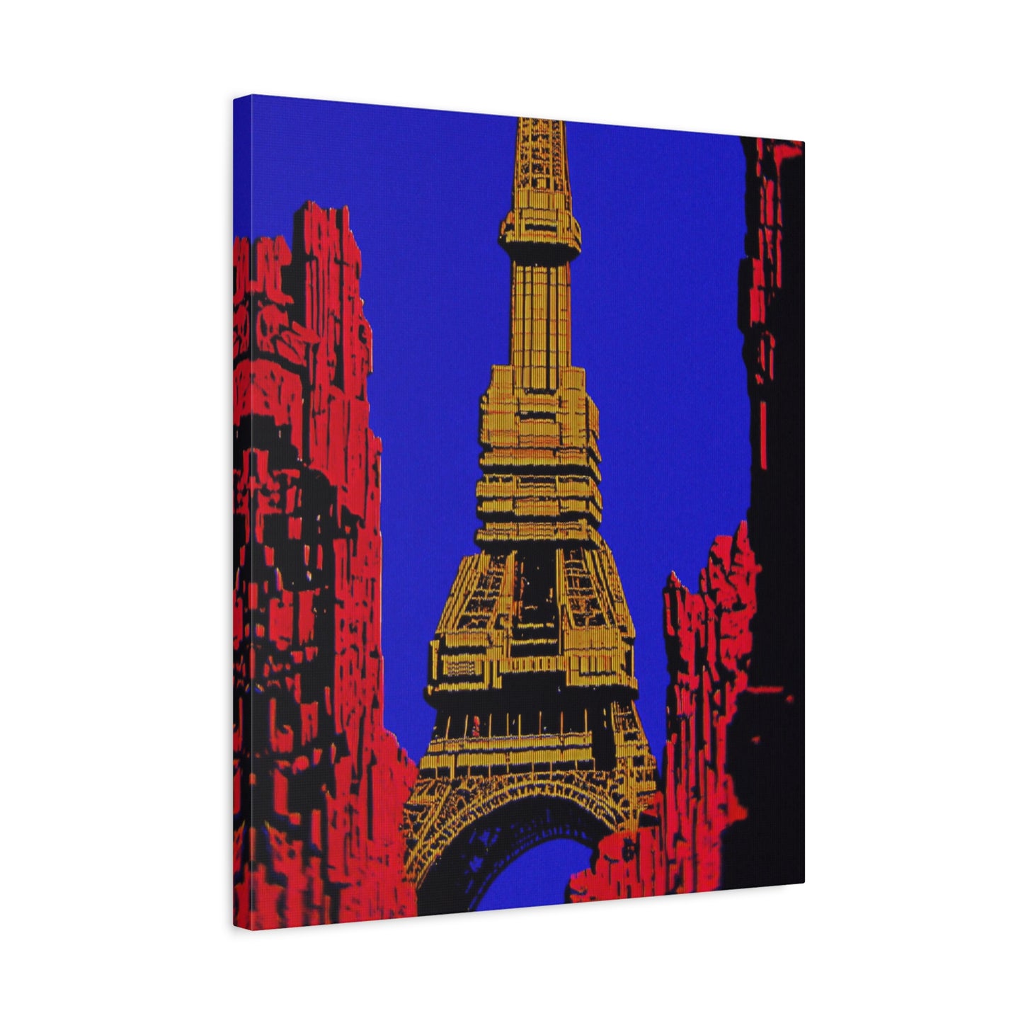 Retro Fantasy Canvas Art - A dreem of the Eiffel Tower 🗼