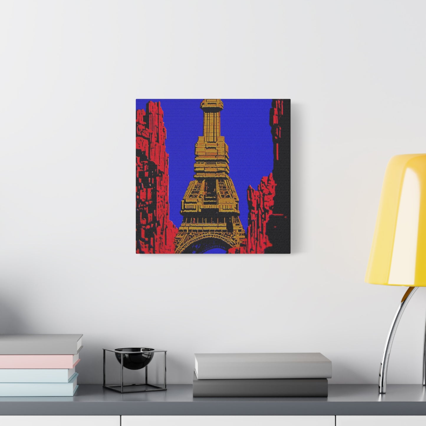 Retro Fantasy Canvas Art - A dreem of the Eiffel Tower 🗼