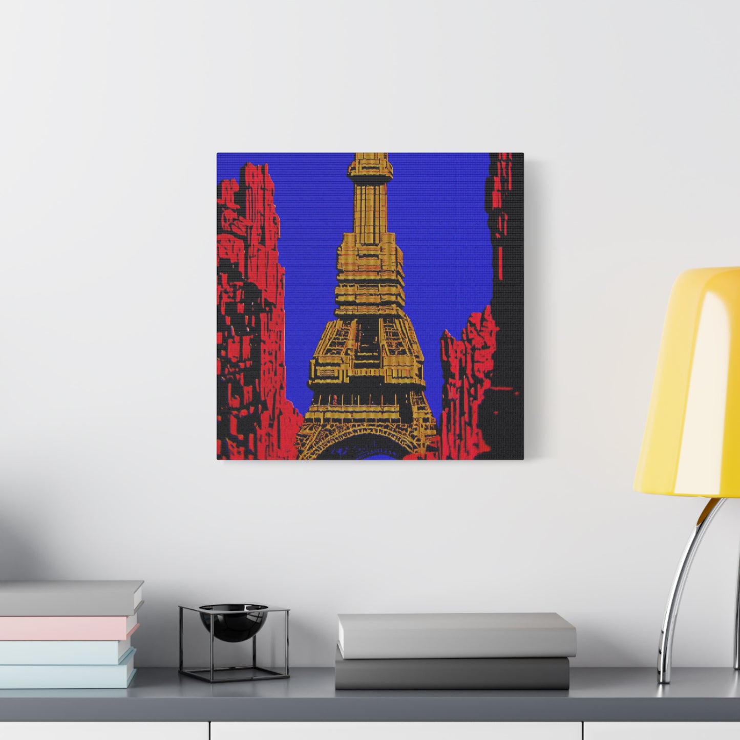 Retro Fantasy Canvas Art - A dreem of the Eiffel Tower 🗼