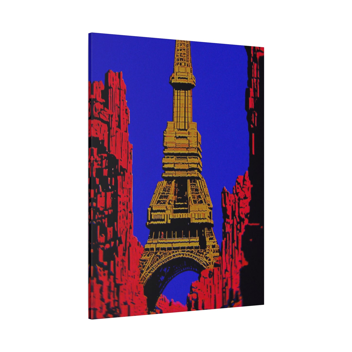 Retro Fantasy Canvas Art - A dreem of the Eiffel Tower 🗼