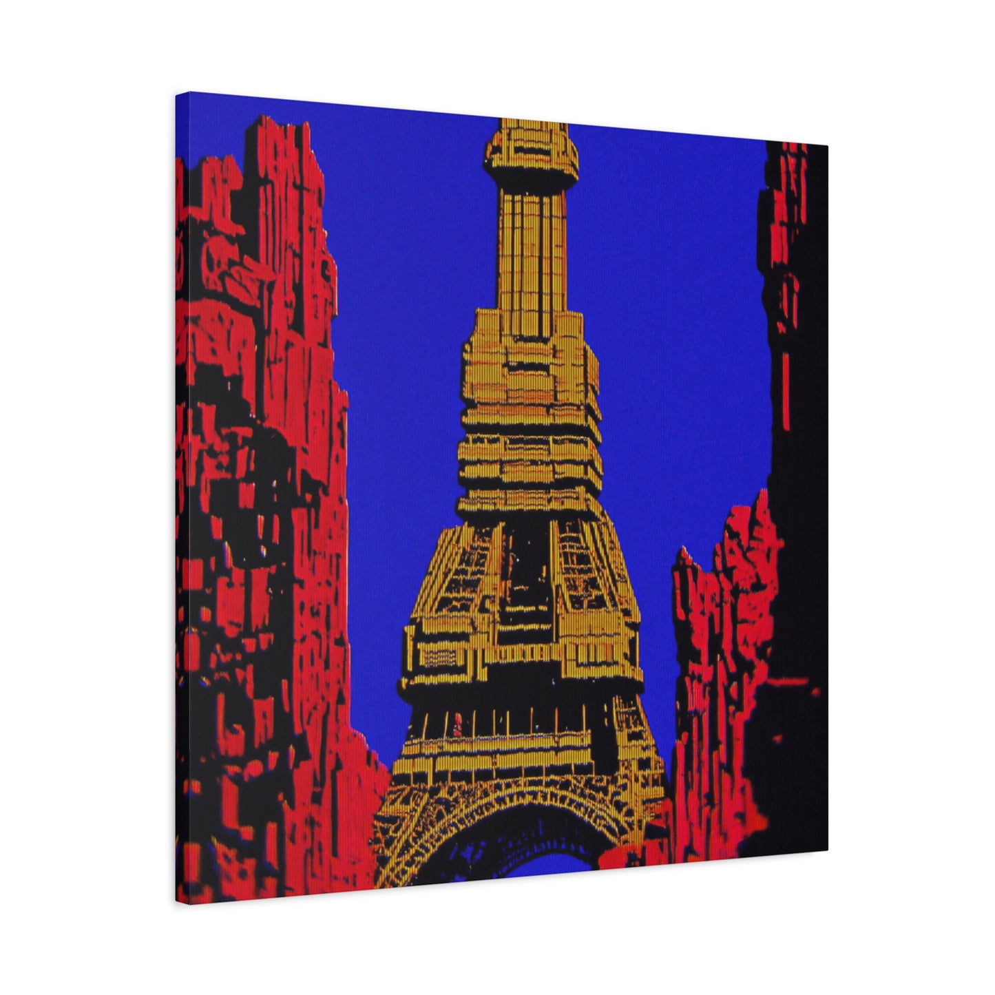 Retro Fantasy Canvas Art - A dreem of the Eiffel Tower 🗼