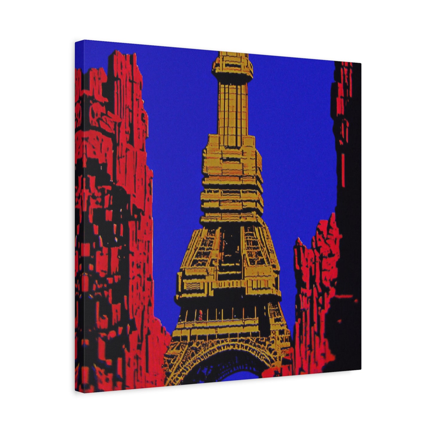 Retro Fantasy Canvas Art - A dreem of the Eiffel Tower 🗼