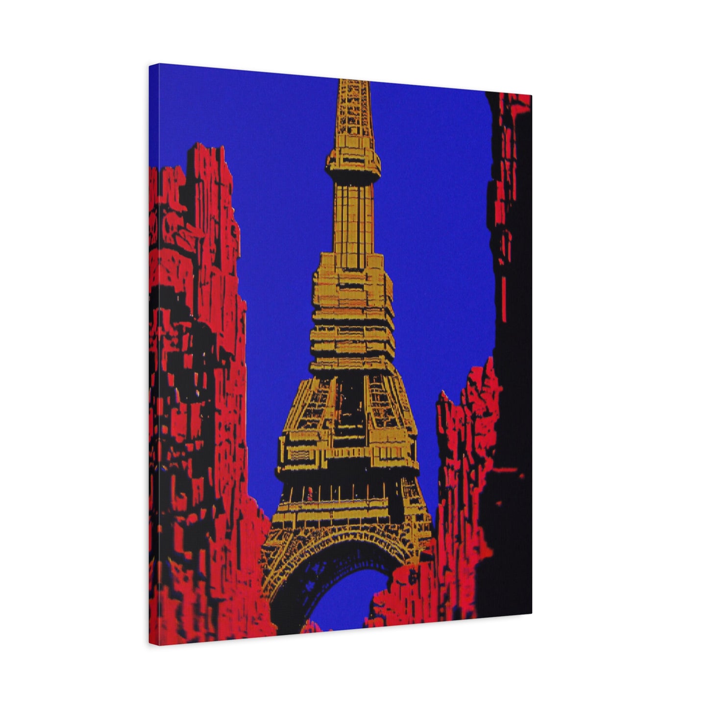 Retro Fantasy Canvas Art - A dreem of the Eiffel Tower 🗼