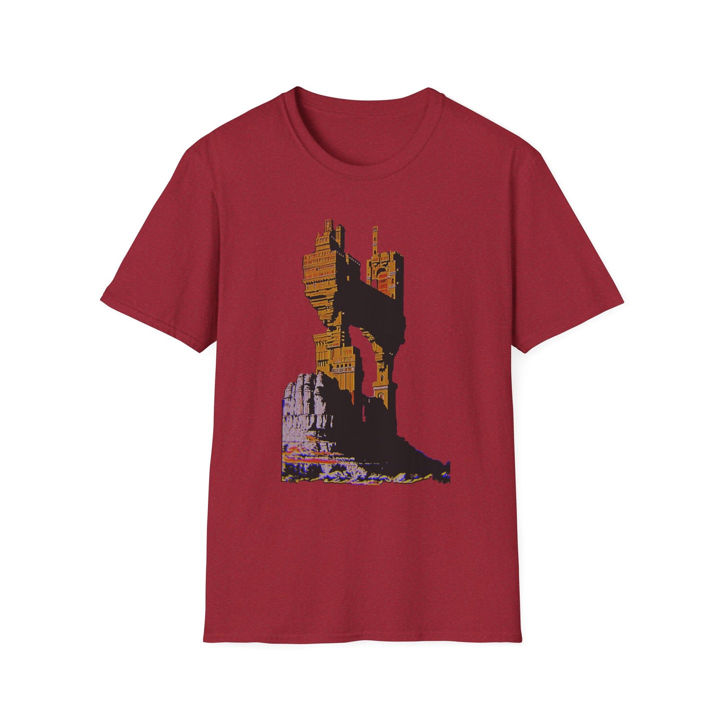 Retro Fantasy Unisex T Shirt - A dreem of a space castle 🏰