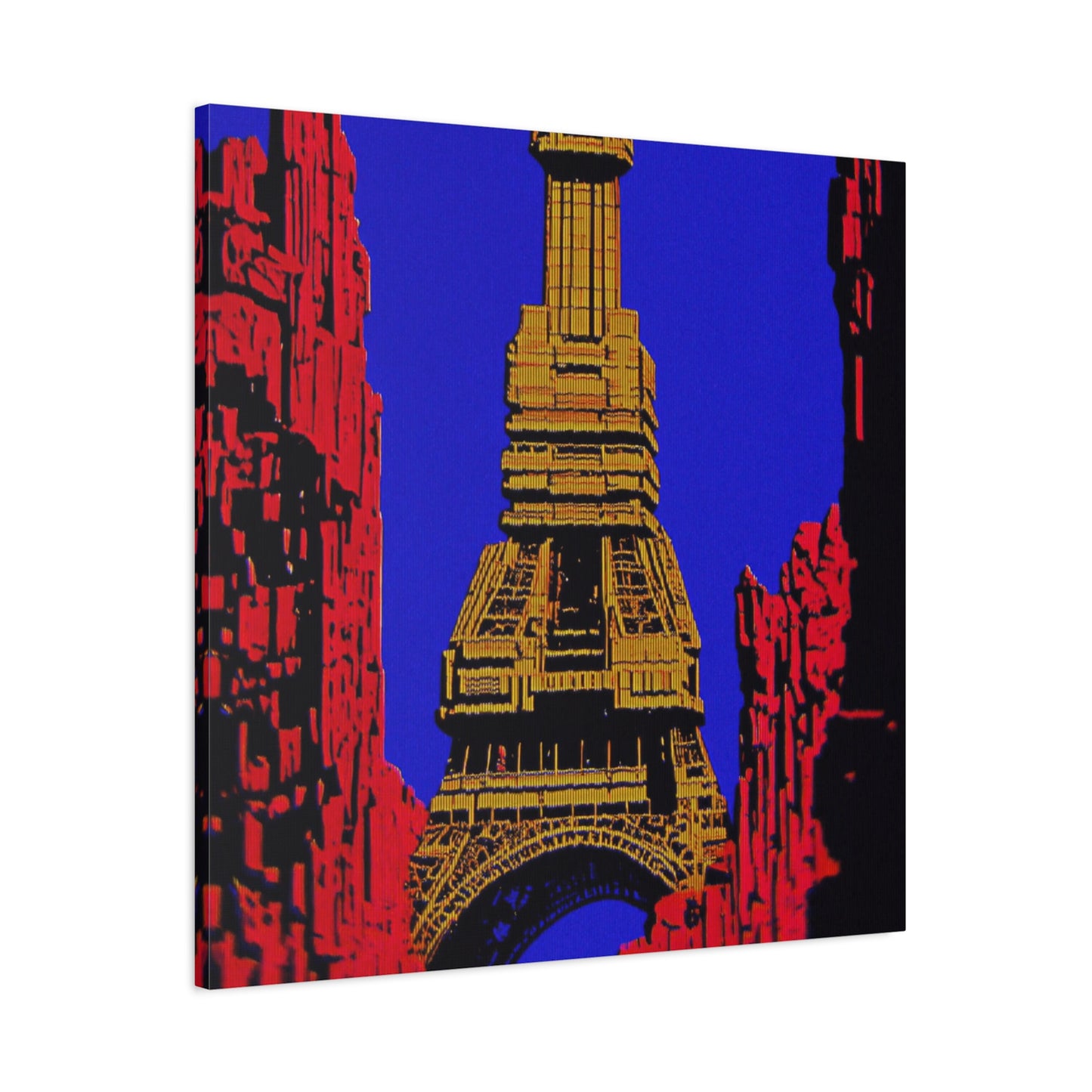 Retro Fantasy Canvas Art - A dreem of the Eiffel Tower 🗼