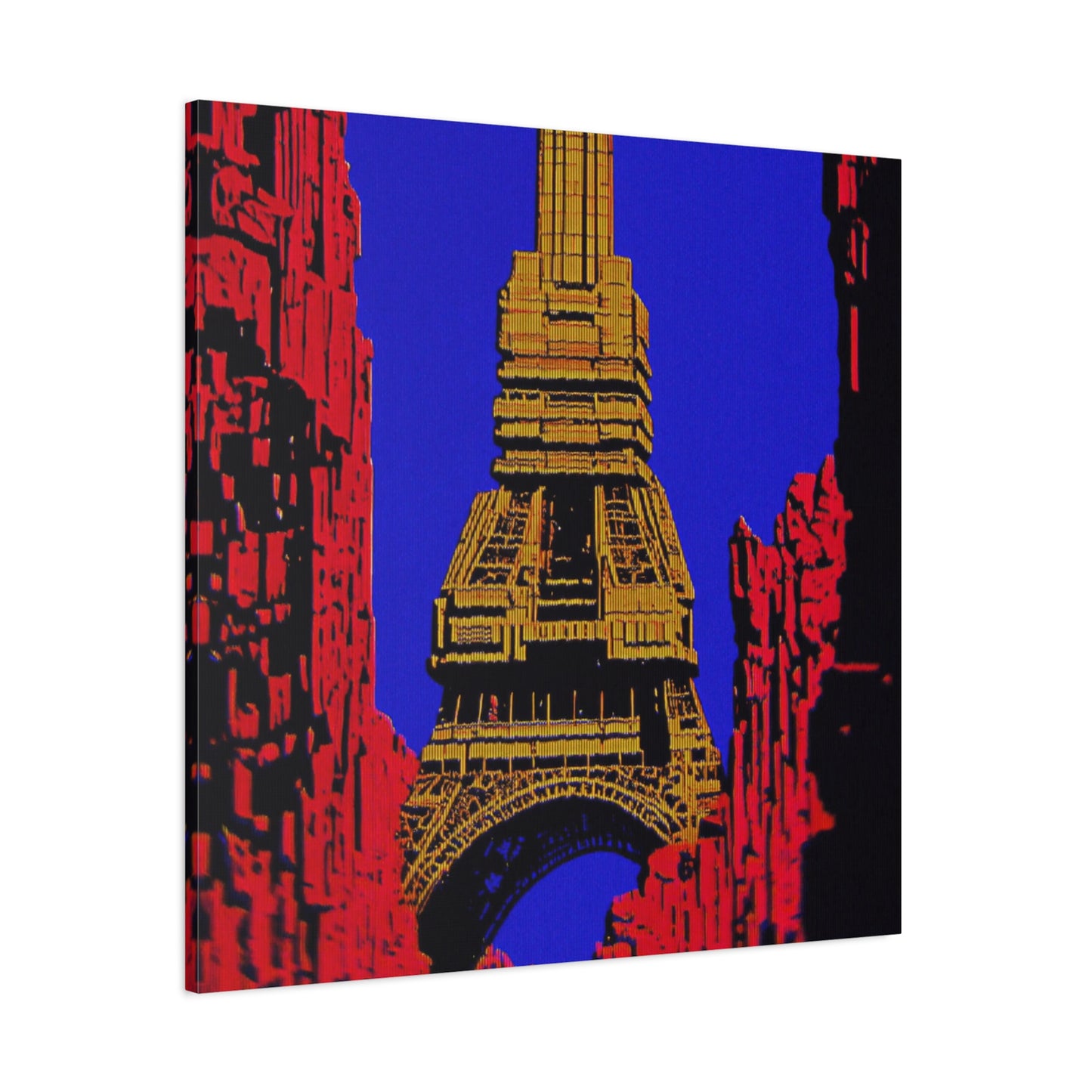 Retro Fantasy Canvas Art - A dreem of the Eiffel Tower 🗼