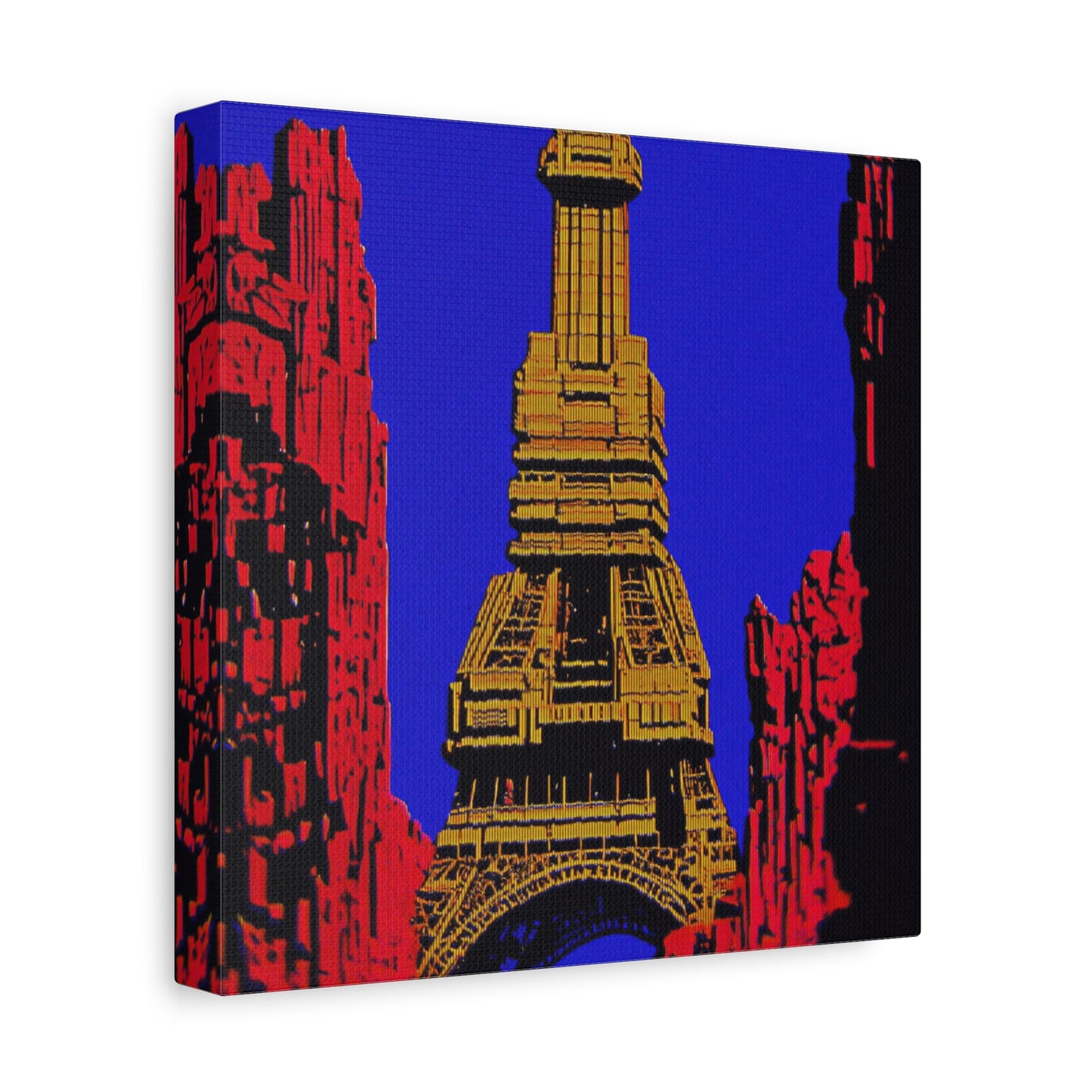 Retro Fantasy Canvas Art - A dreem of the Eiffel Tower 🗼