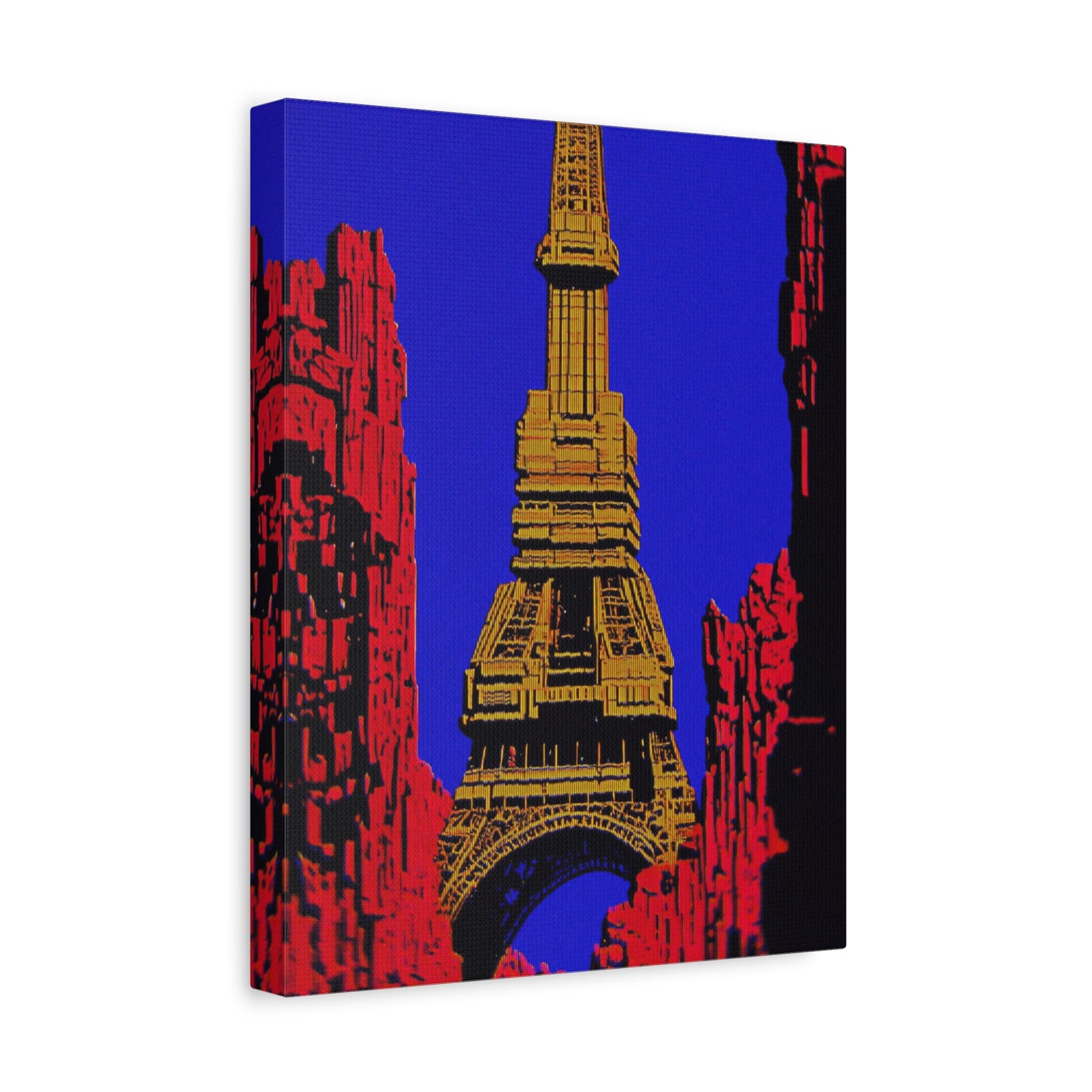 Retro Fantasy Canvas Art - A dreem of the Eiffel Tower 🗼