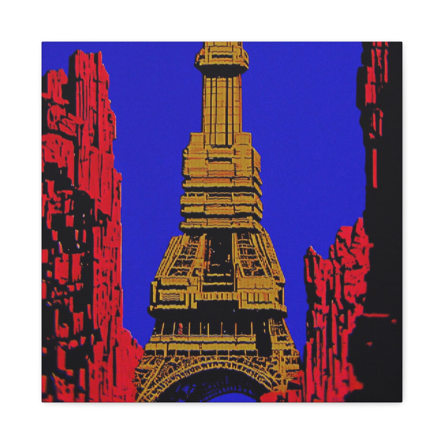 Retro Fantasy Canvas Art - A dreem of the Eiffel Tower 🗼