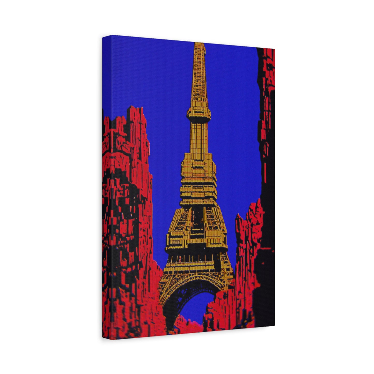 Retro Fantasy Canvas Art - A dreem of the Eiffel Tower 🗼