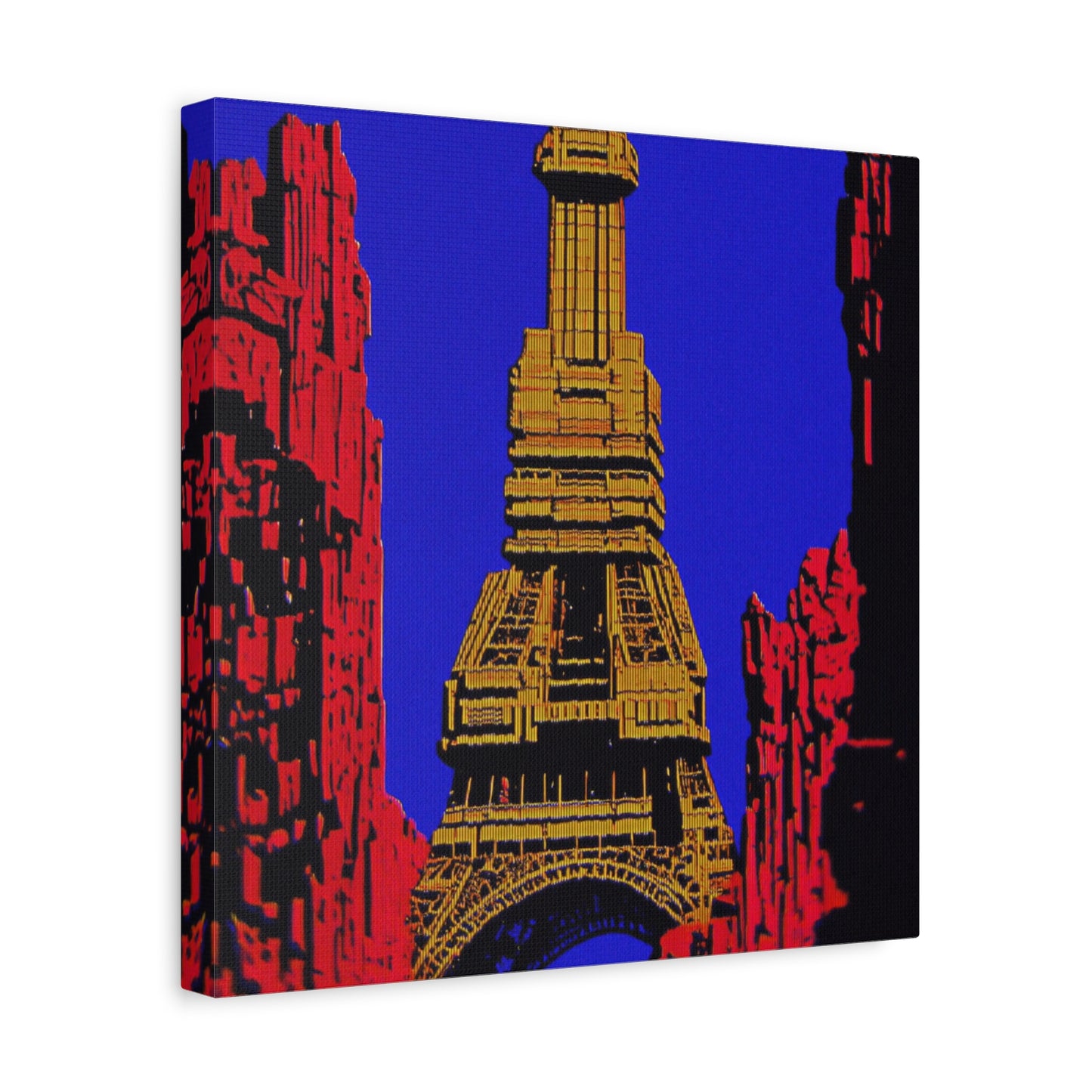 Retro Fantasy Canvas Art - A dreem of the Eiffel Tower 🗼