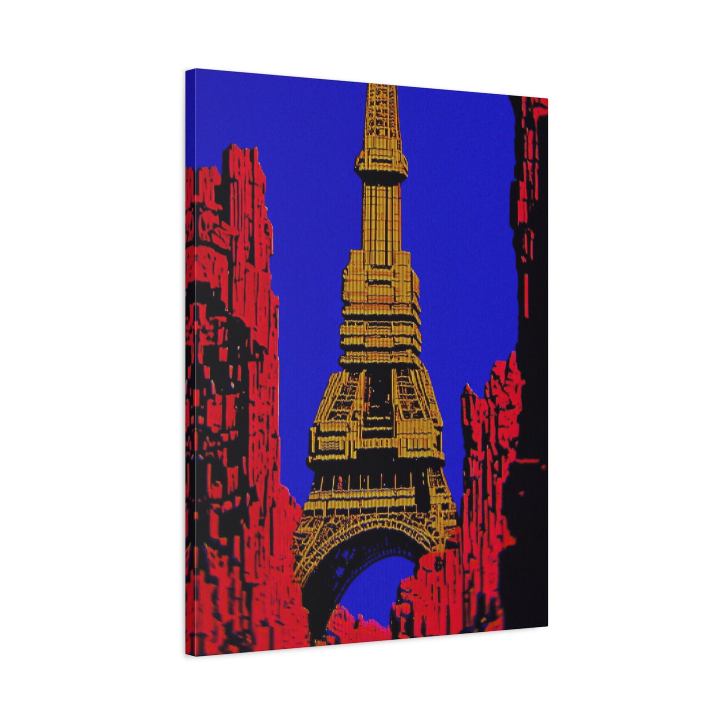 Retro Fantasy Canvas Art - A dreem of the Eiffel Tower 🗼