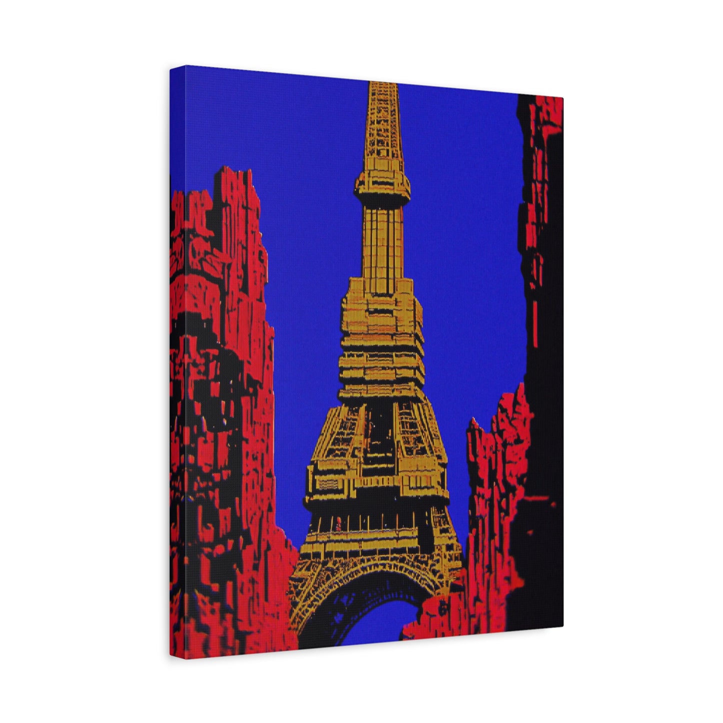 Retro Fantasy Canvas Art - A dreem of the Eiffel Tower 🗼