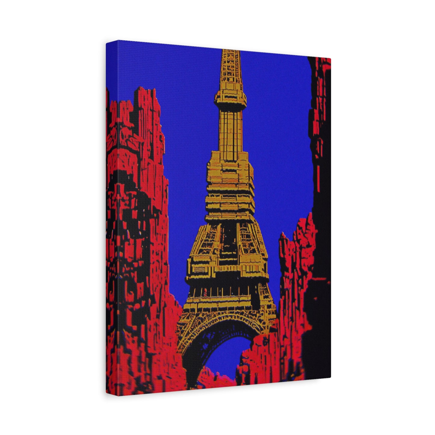 Retro Fantasy Canvas Art - A dreem of the Eiffel Tower 🗼