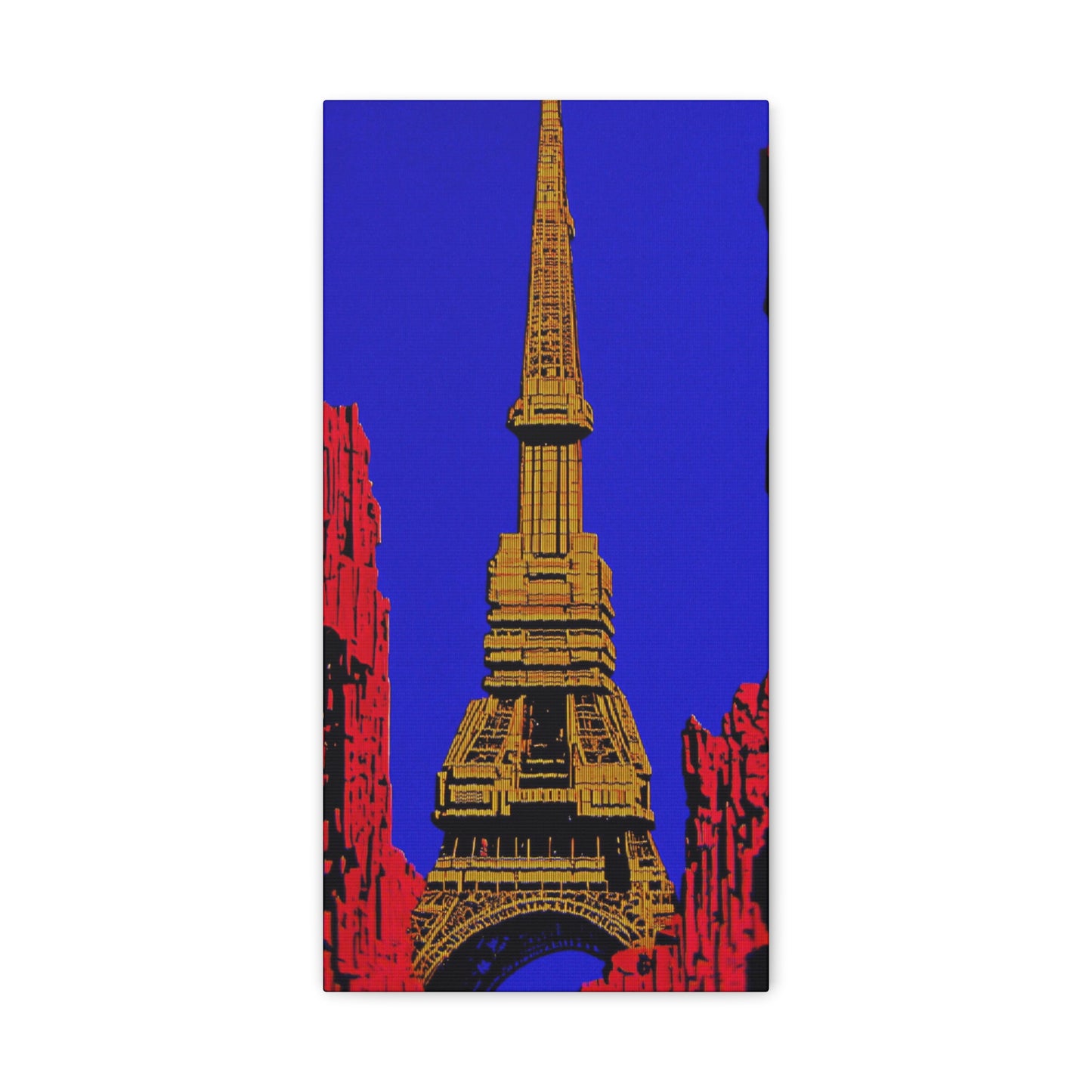 Retro Fantasy Canvas Art - A dreem of the Eiffel Tower 🗼