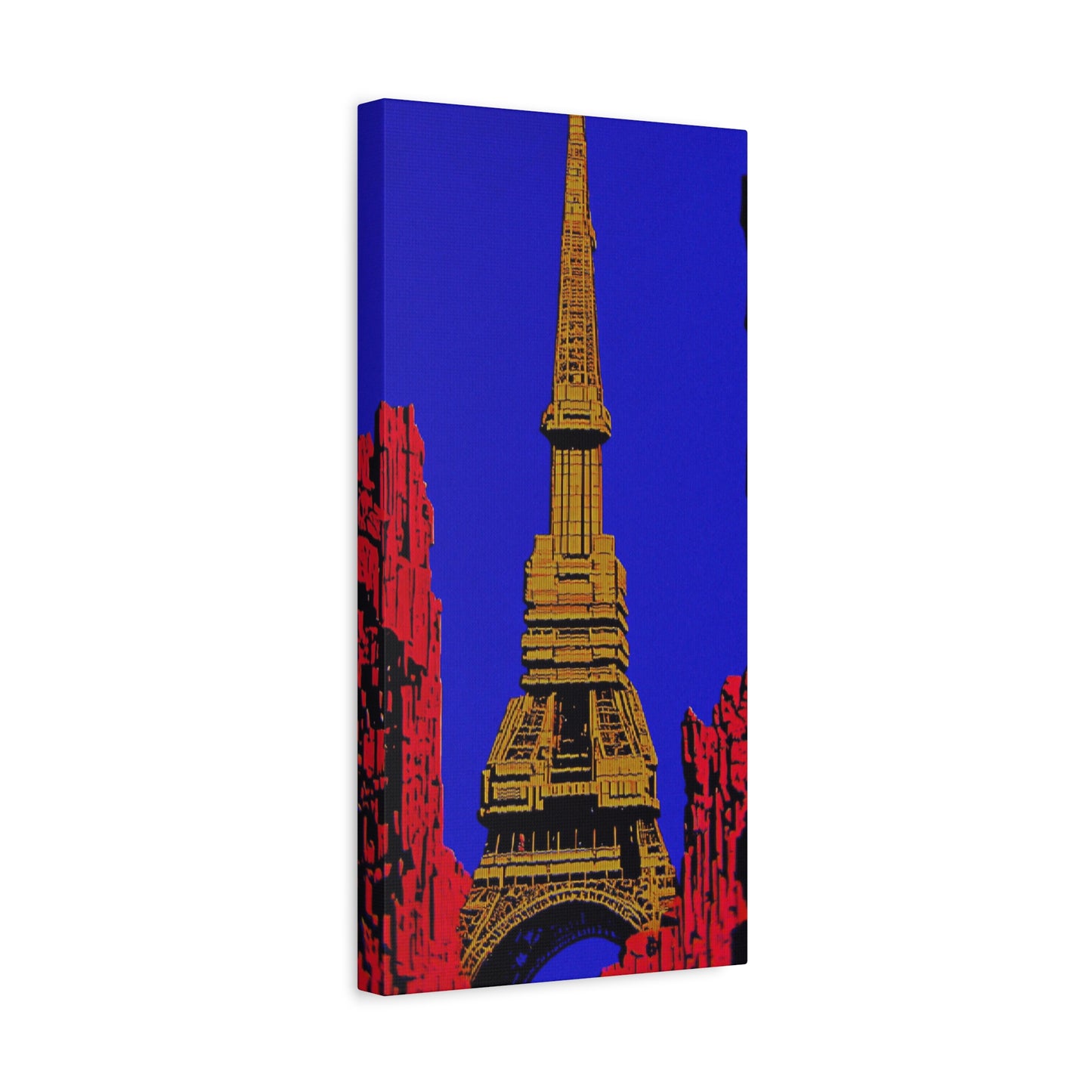 Retro Fantasy Canvas Art - A dreem of the Eiffel Tower 🗼