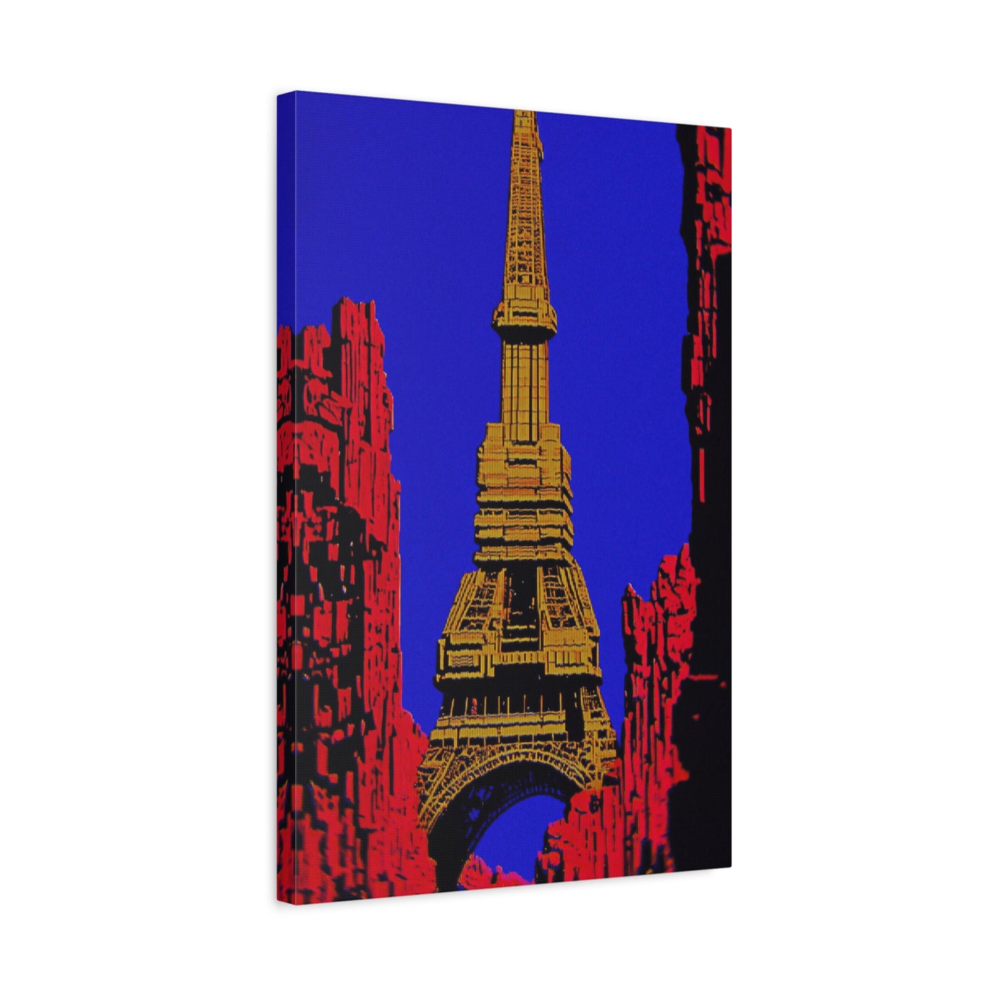 Retro Fantasy Canvas Art - A dreem of the Eiffel Tower 🗼