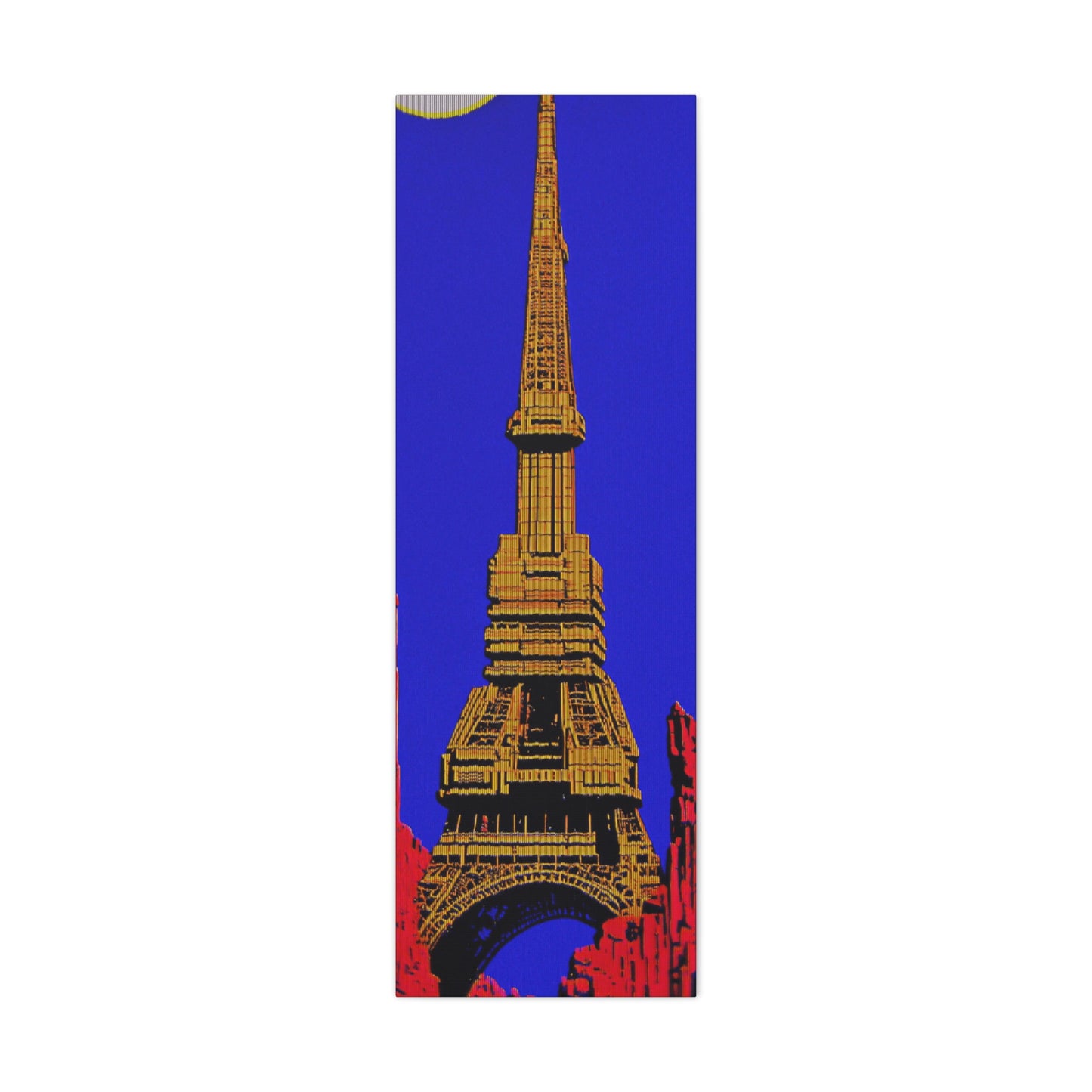 Retro Fantasy Canvas Art - A dreem of the Eiffel Tower 🗼