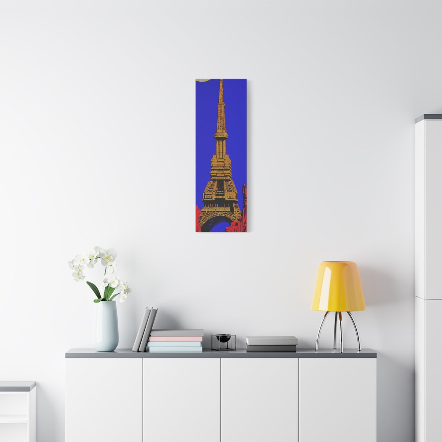 Retro Fantasy Canvas Art - A dreem of the Eiffel Tower 🗼