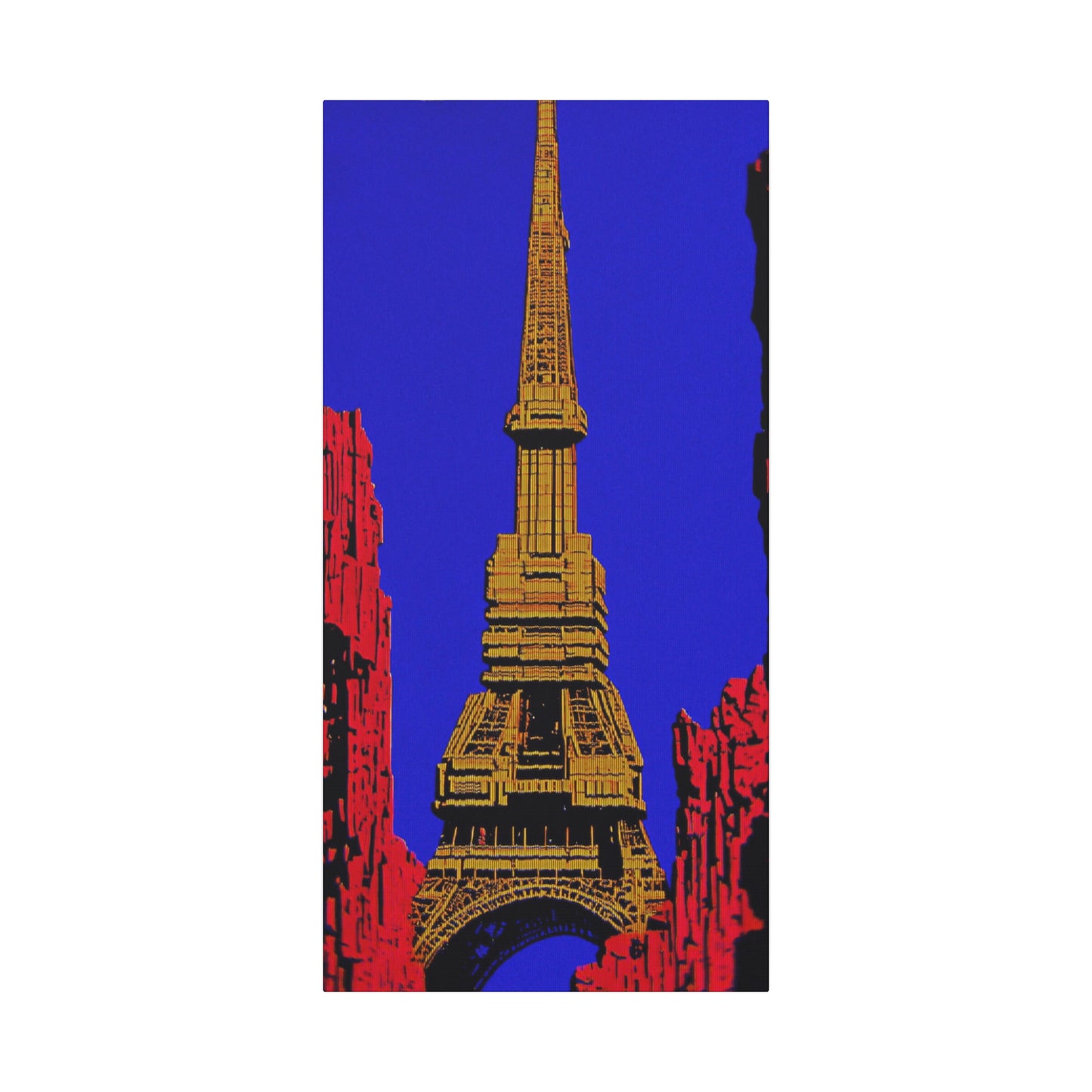 Retro Fantasy Canvas Art - A dreem of the Eiffel Tower 🗼