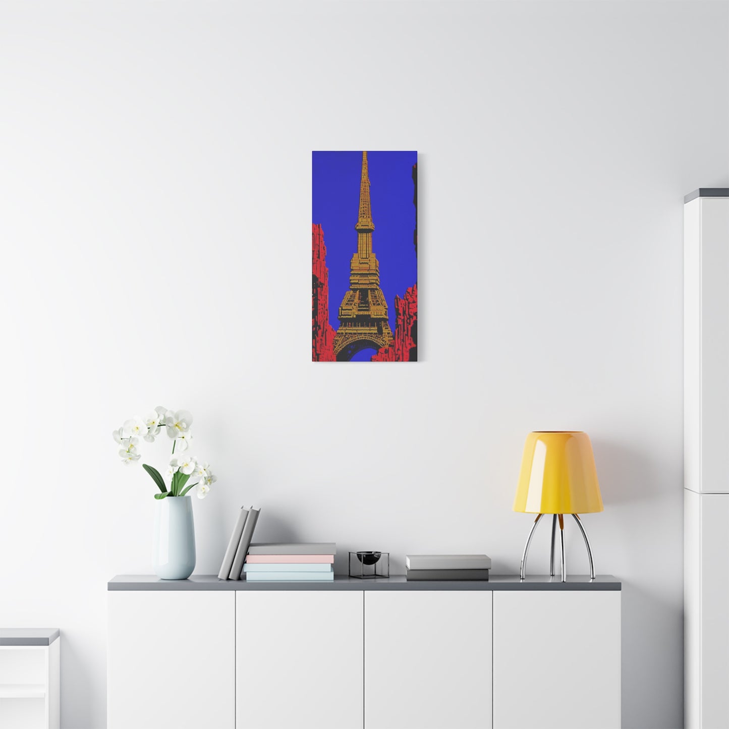 Retro Fantasy Canvas Art - A dreem of the Eiffel Tower 🗼