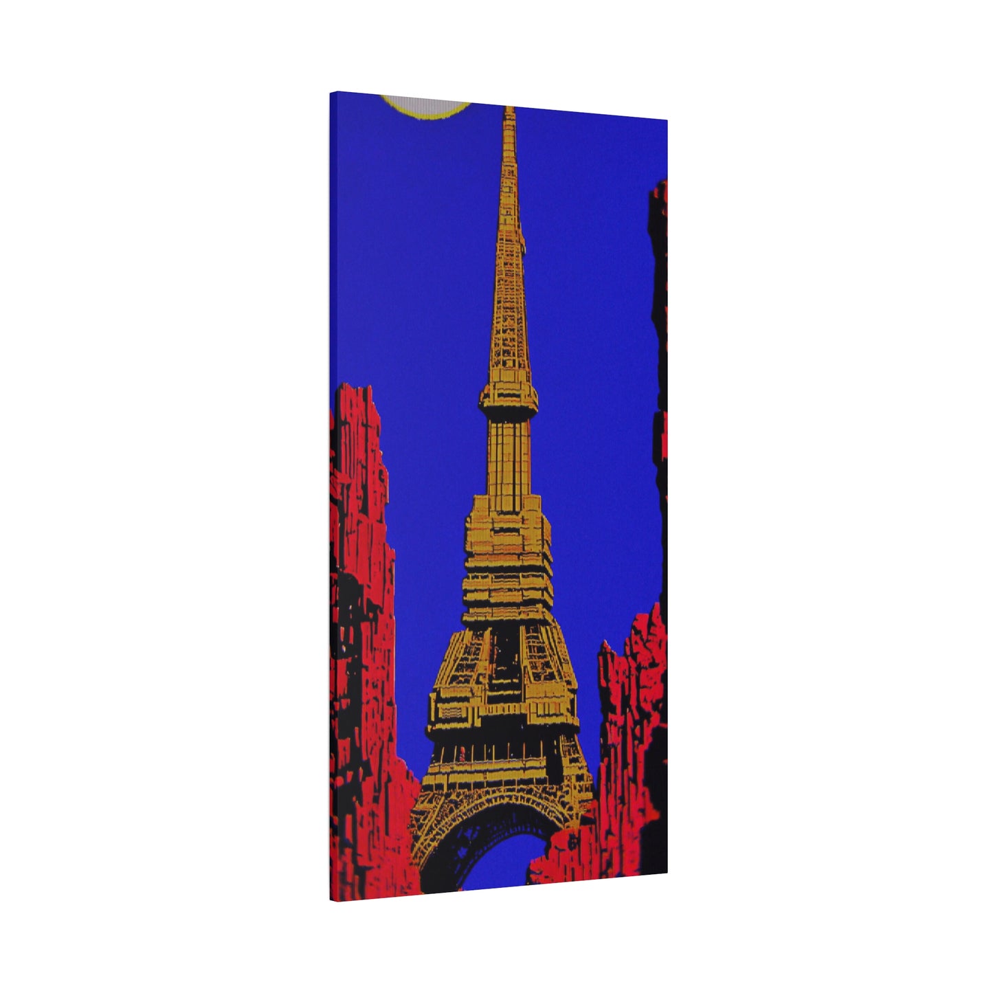 Retro Fantasy Canvas Art - A dreem of the Eiffel Tower 🗼