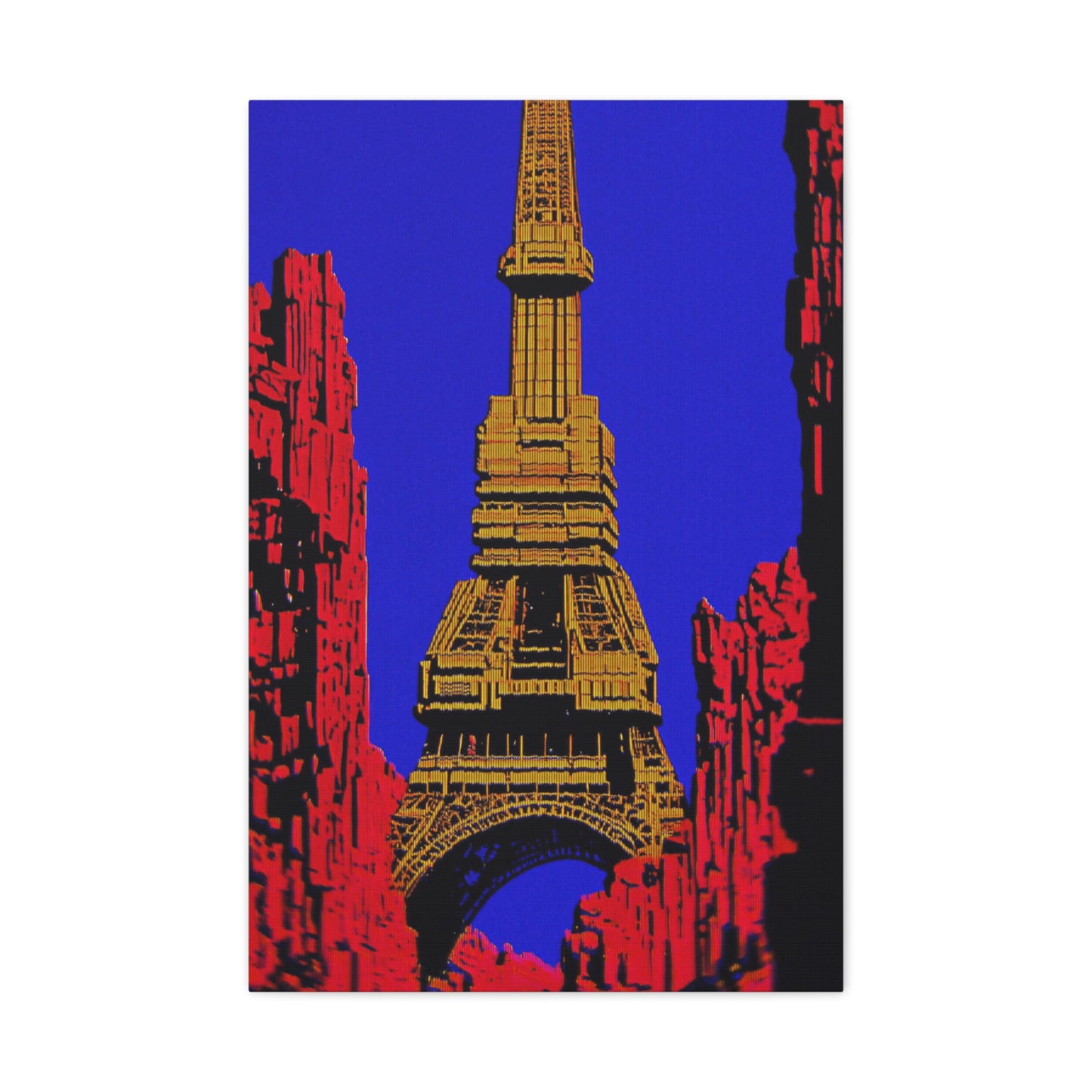 Retro Fantasy Canvas Art - A dreem of the Eiffel Tower 🗼