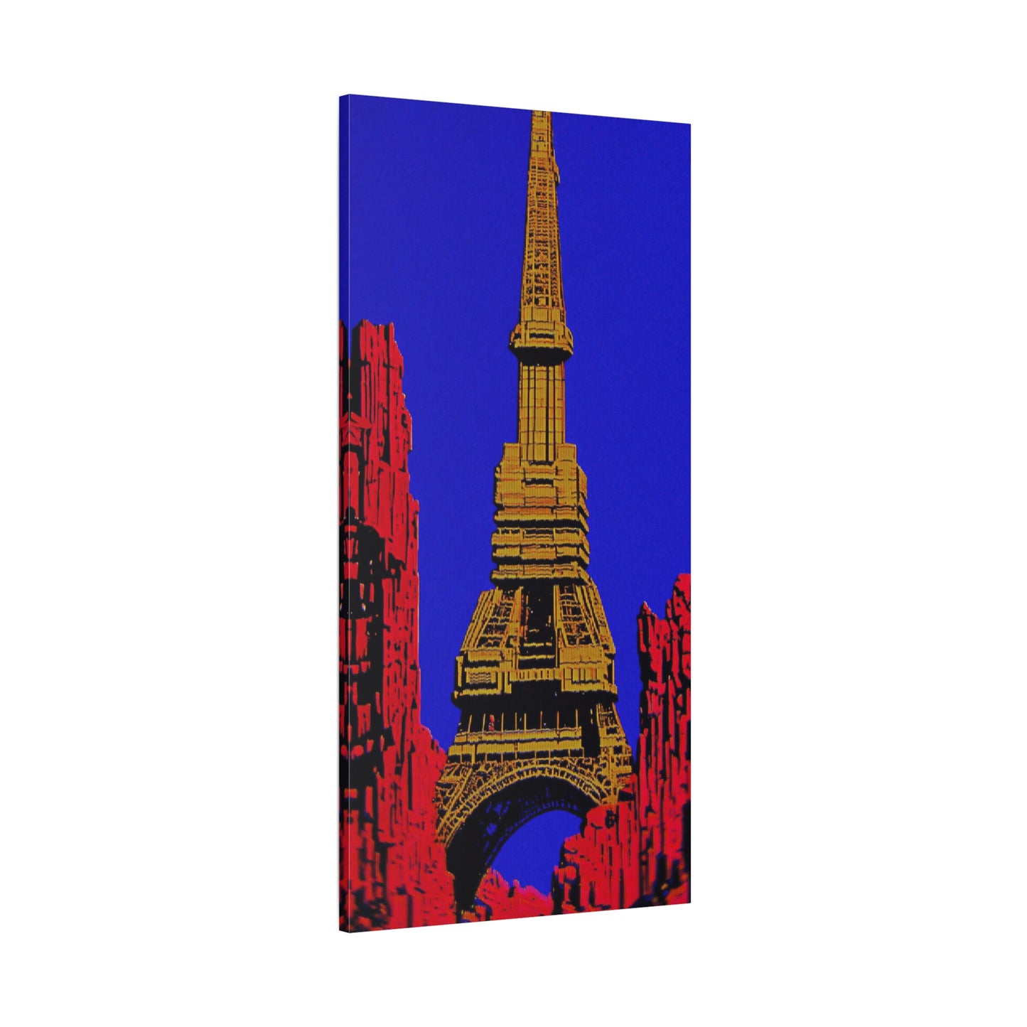 Retro Fantasy Canvas Art - A dreem of the Eiffel Tower 🗼