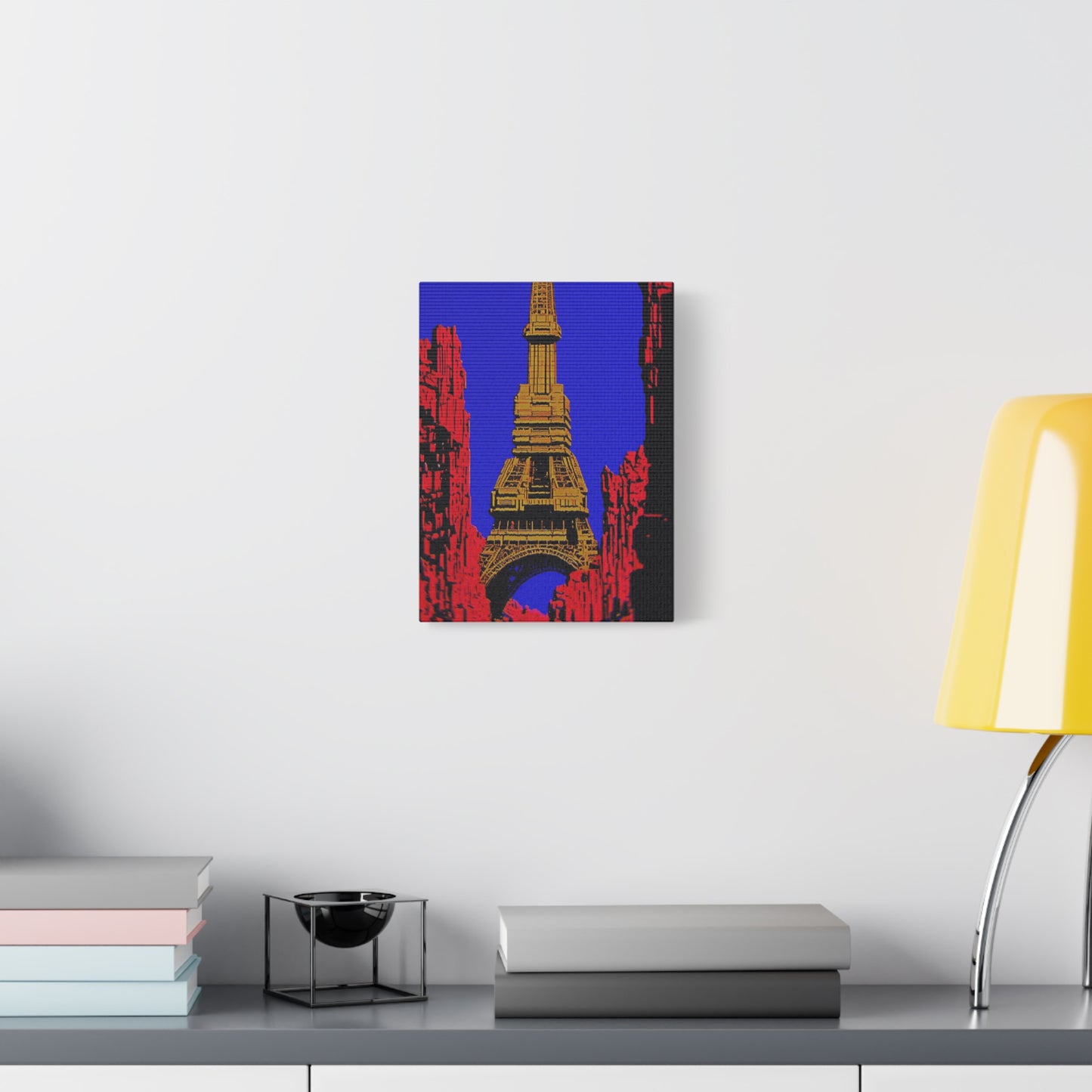 Retro Fantasy Canvas Art - A dreem of the Eiffel Tower 🗼