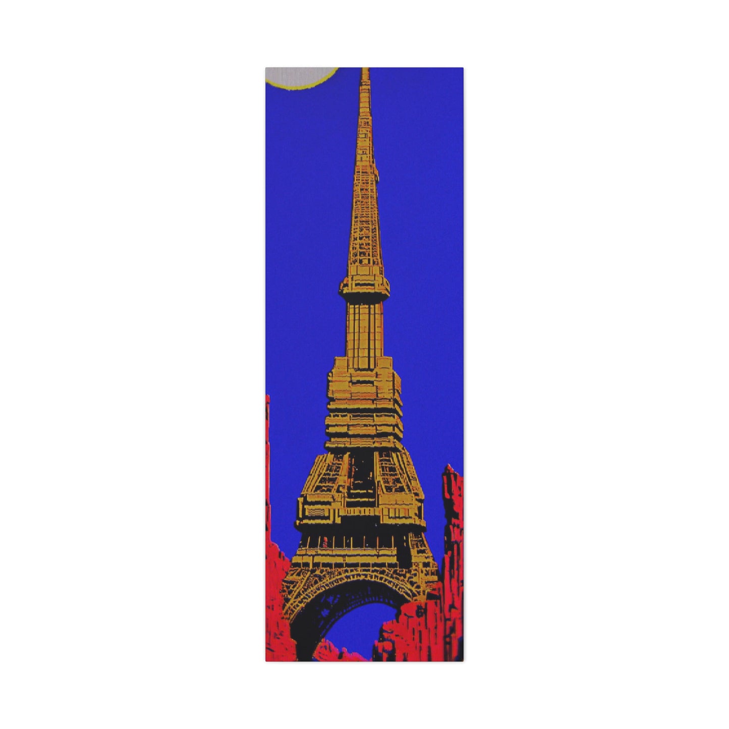 Retro Fantasy Canvas Art - A dreem of the Eiffel Tower 🗼