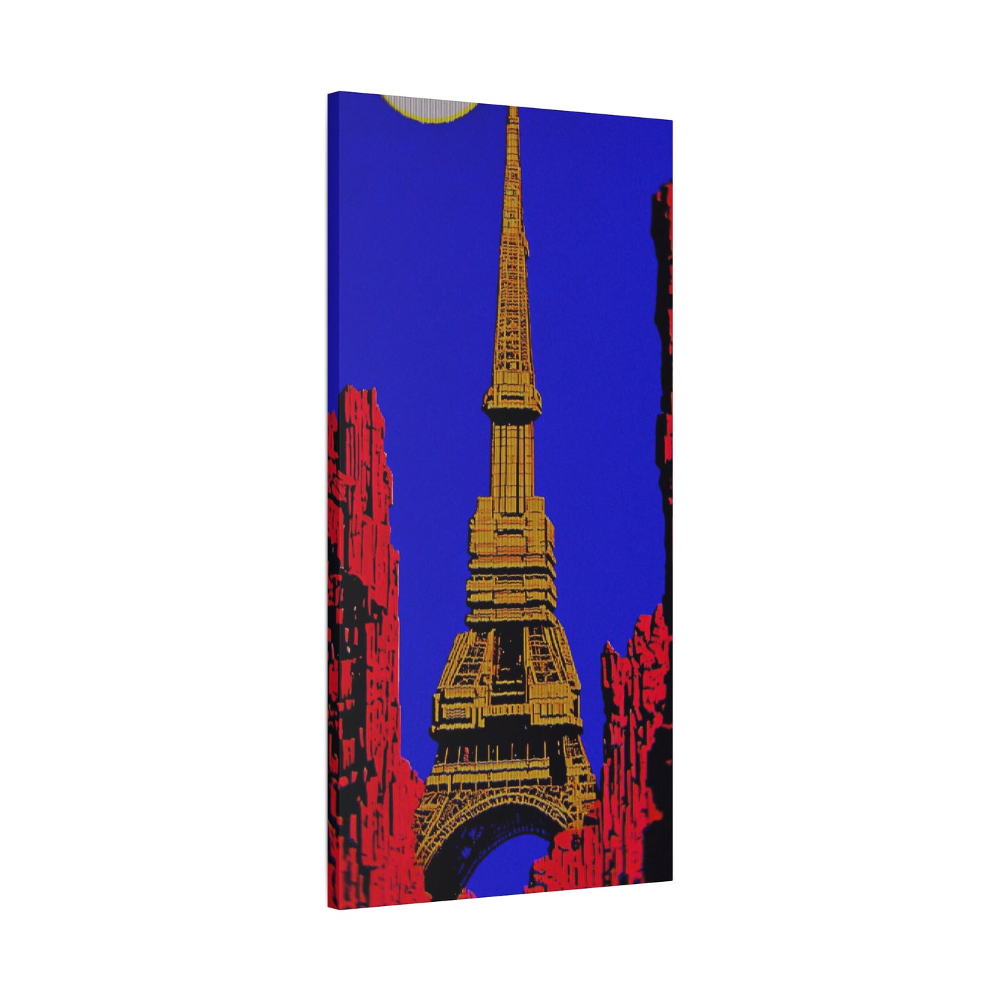 Retro Fantasy Canvas Art - A dreem of the Eiffel Tower 🗼