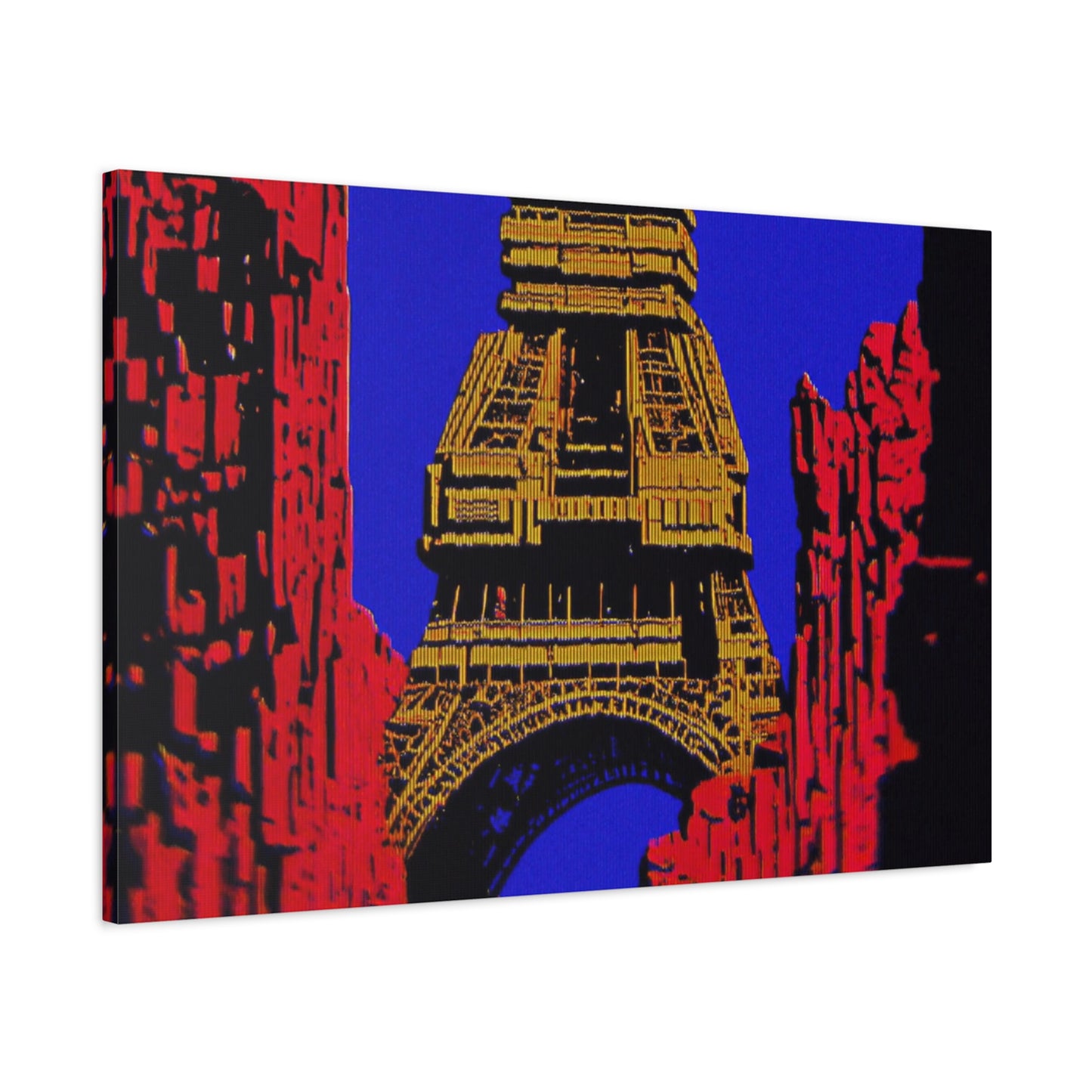 Retro Fantasy Canvas Art - A dreem of the Eiffel Tower 🗼