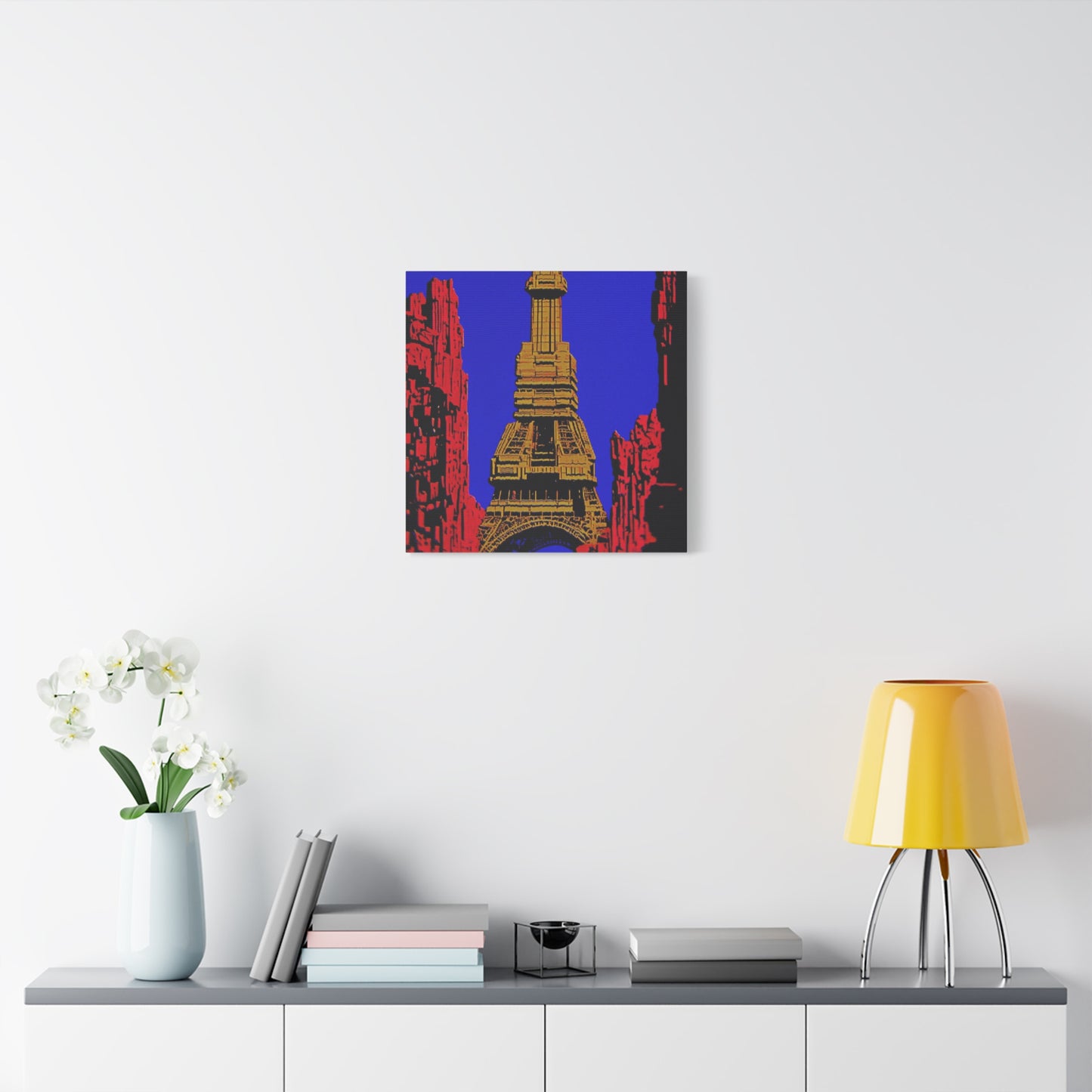 Retro Fantasy Canvas Art - A dreem of the Eiffel Tower 🗼